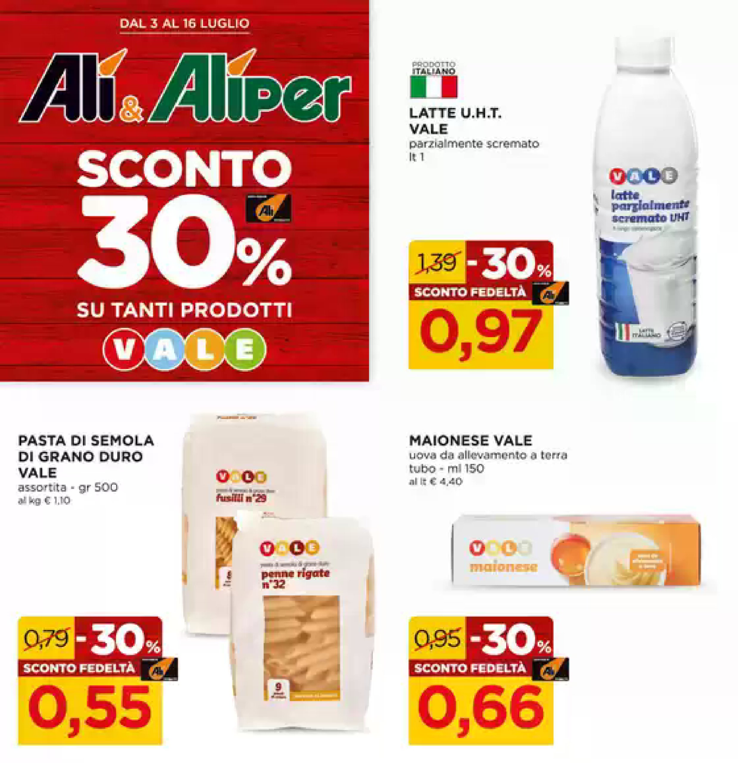 ali-aliper - Volantino Ali - Aliper valido dal 03/07 al 16/07