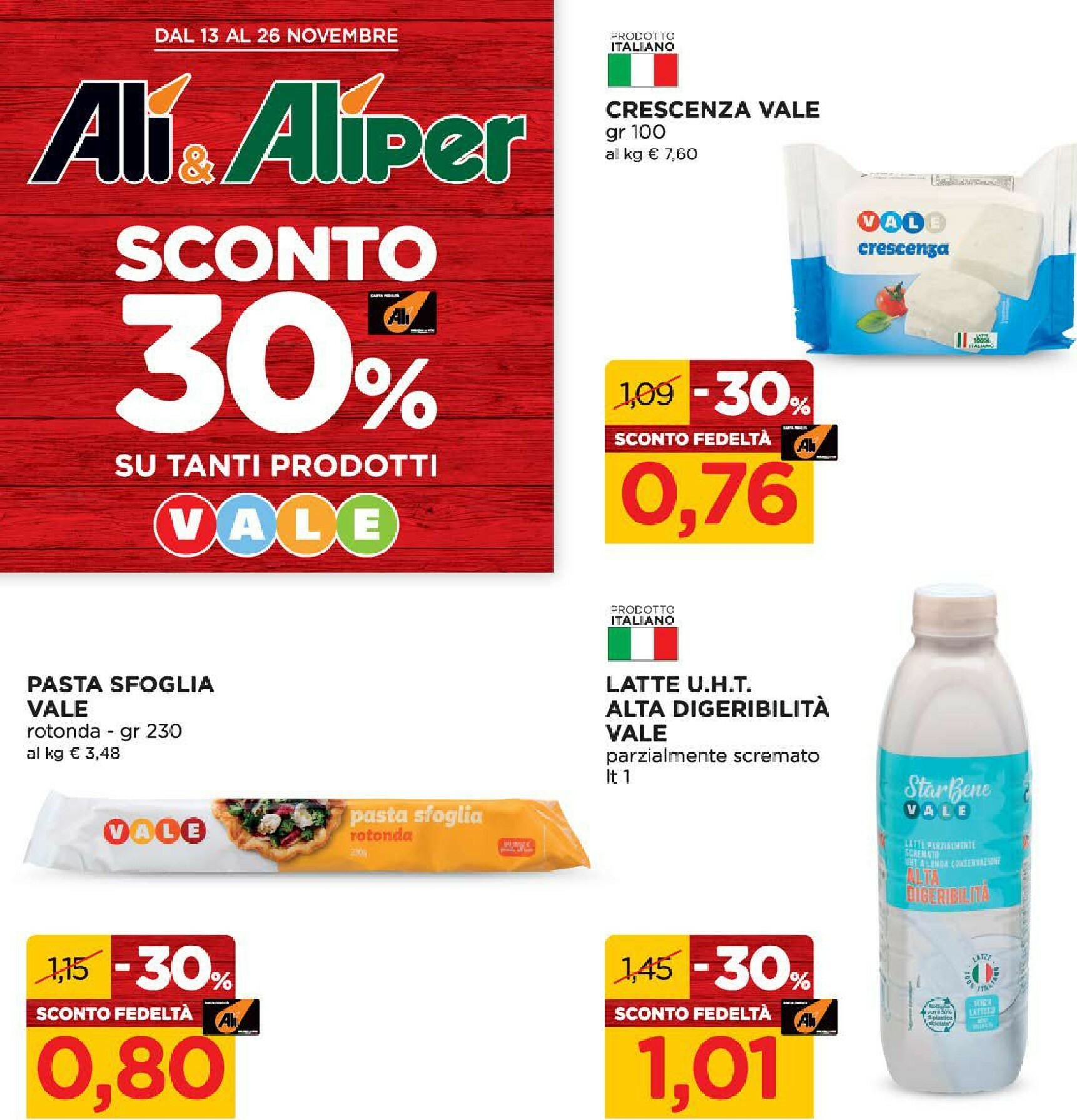 ali-aliper - Volantino Ali - Aliper valido dal 13/11 al 26/11