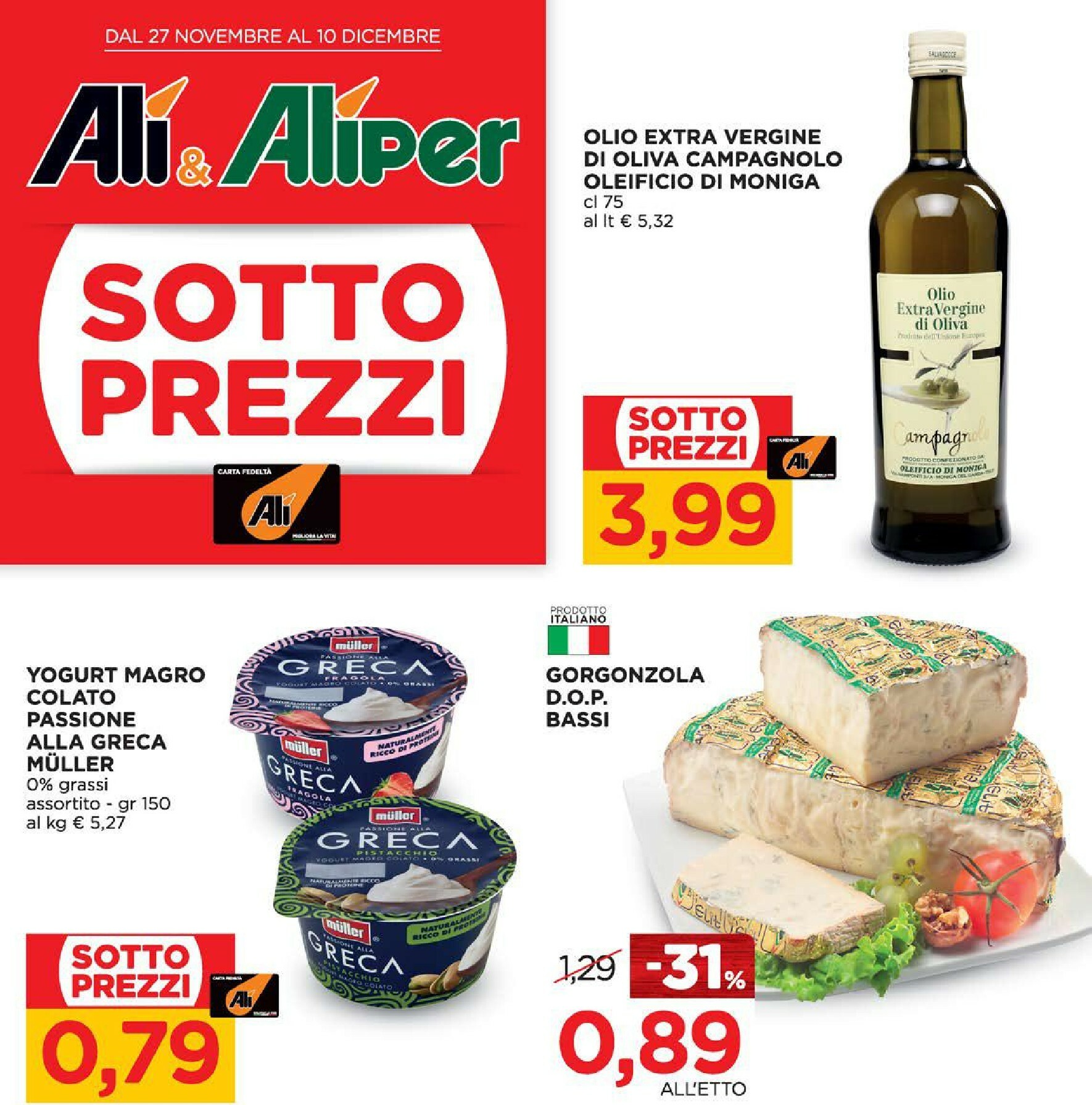 ali-aliper - Volantino Ali - Aliper valido dal 27/11 al 10/12