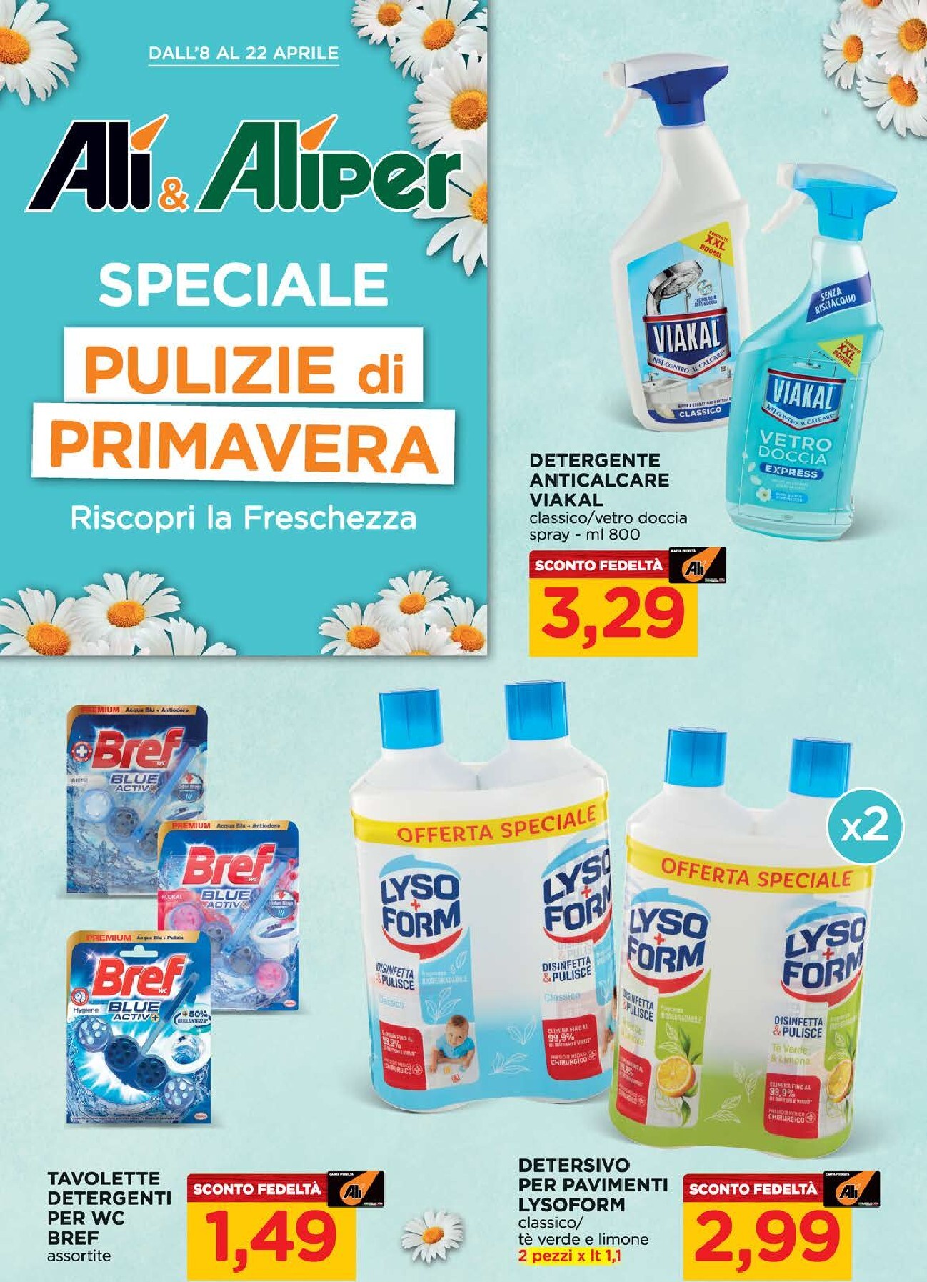 ali-aliper - Volantino attuale di Ali - Aliper - Speciale pulizie di primavera valido dal mercoledì 08/04/2026 al mercoledì 22/04/2026