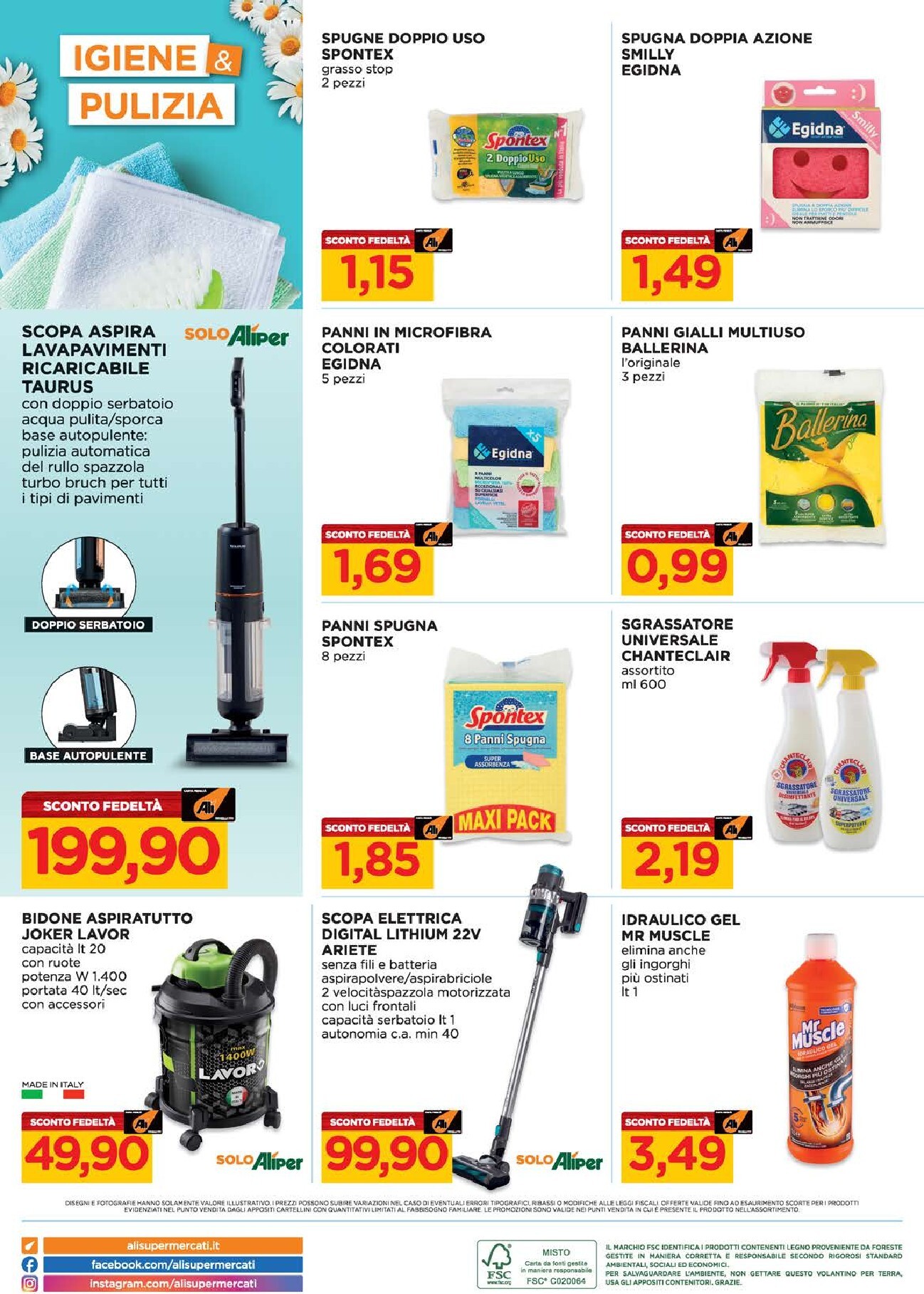 ali-aliper - Volantino attuale di Ali - Aliper - Speciale pulizie di primavera valido dal mercoledì 08/04/2026 al mercoledì 22/04/2026 - page: 4