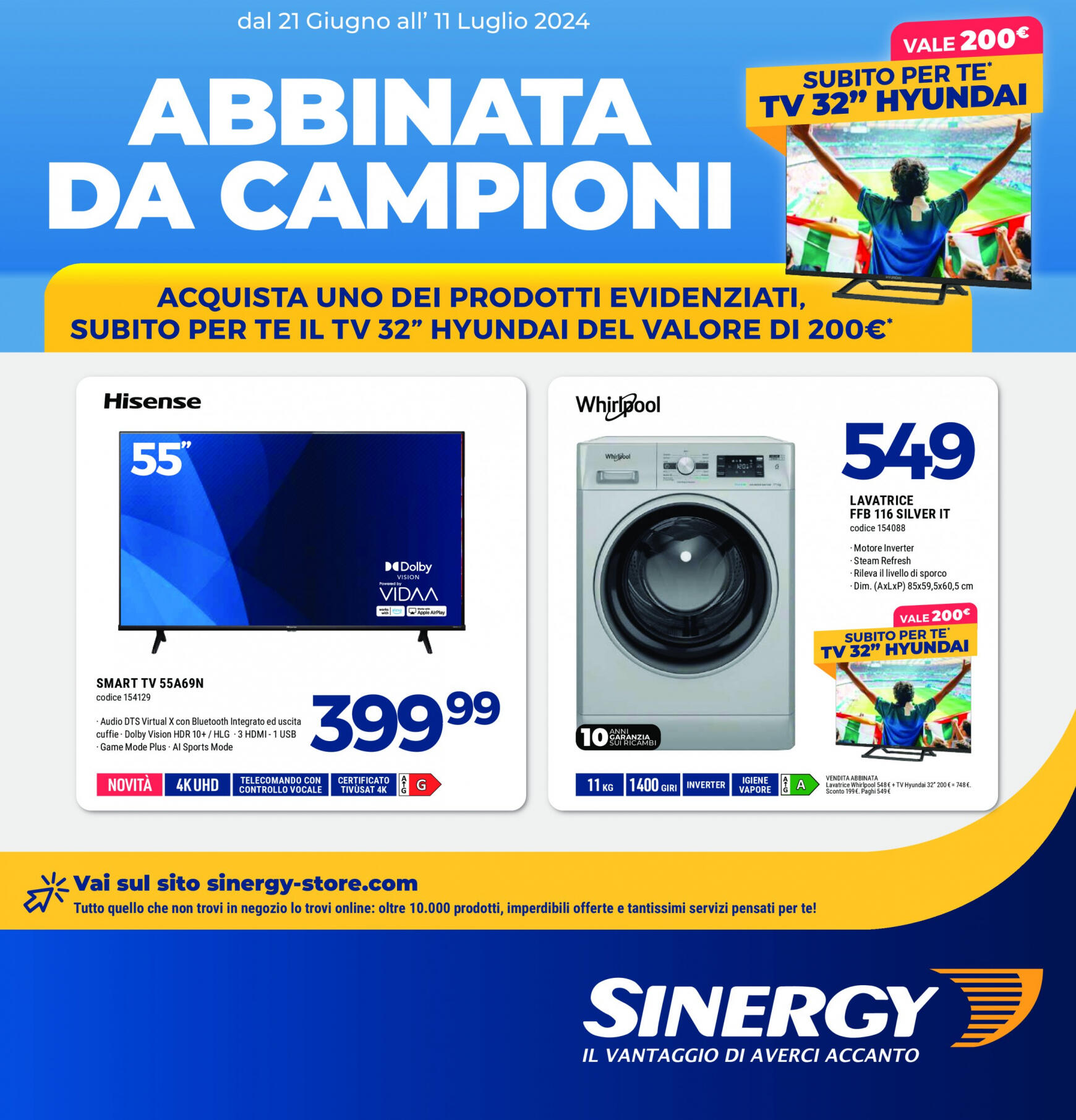 sinergy - Nuovo volantino Sinergy 21.06. - 11.07. - page: 1