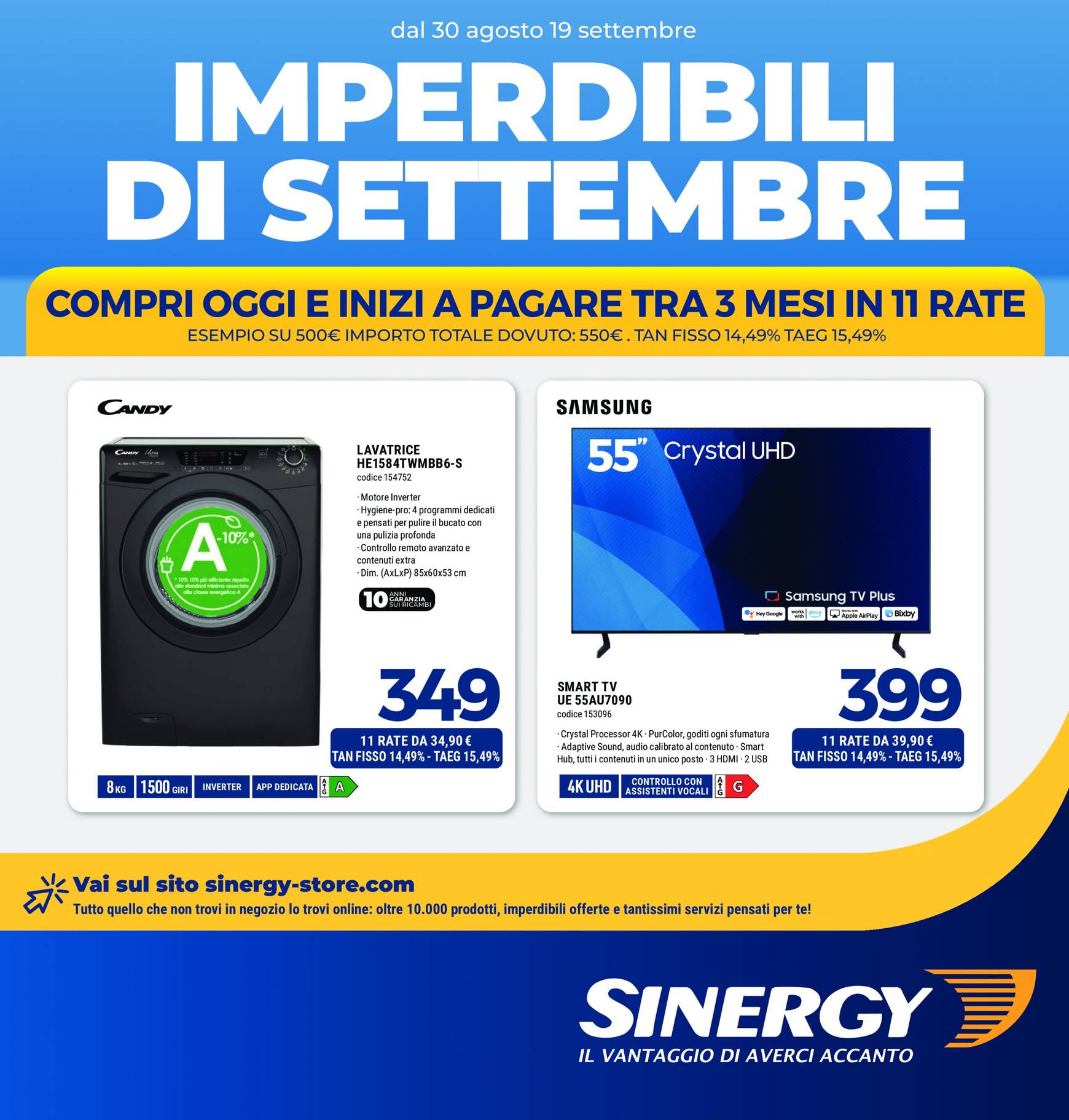 sinergy - Nuovo volantino Sinergy 30.08. - 19.09.