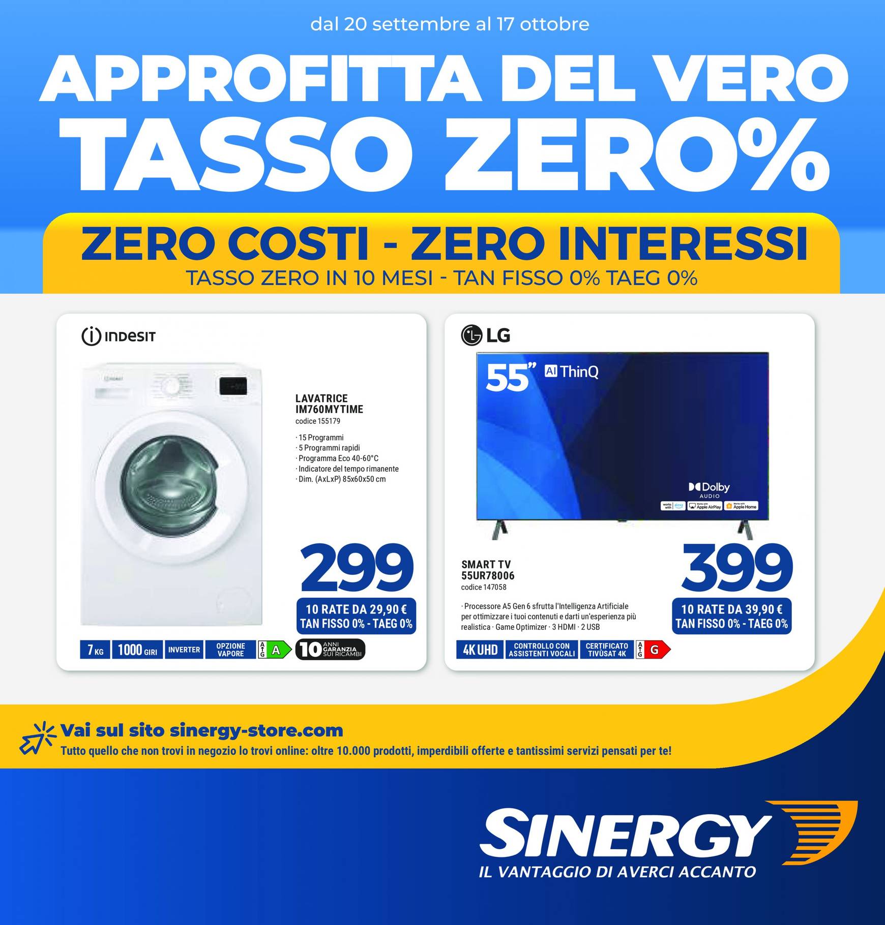 sinergy - Nuovo volantino Sinergy 20.09. - 17.10.