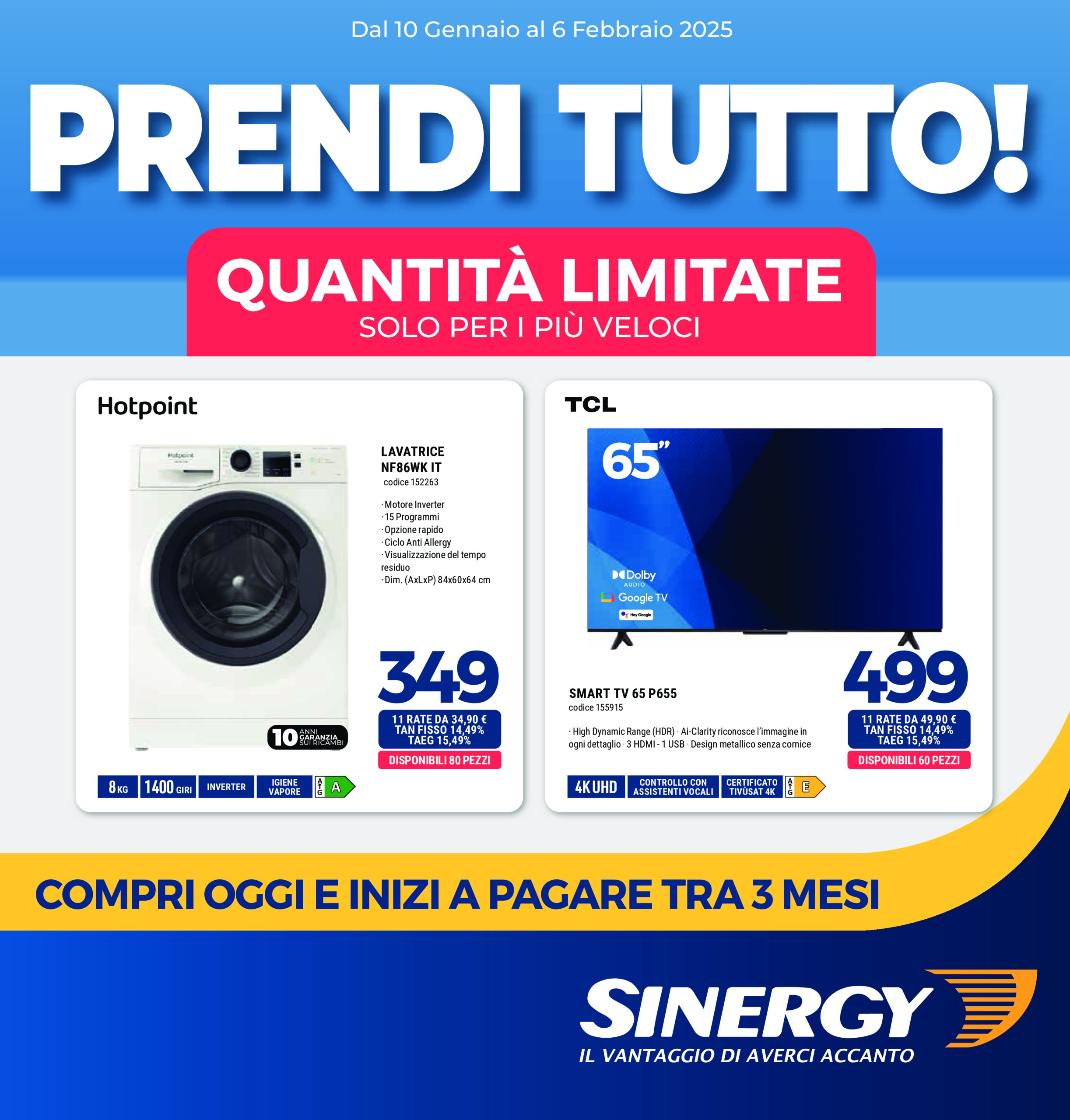 sinergy - Volantino Sinergy valido dal 10/01 al 06/02