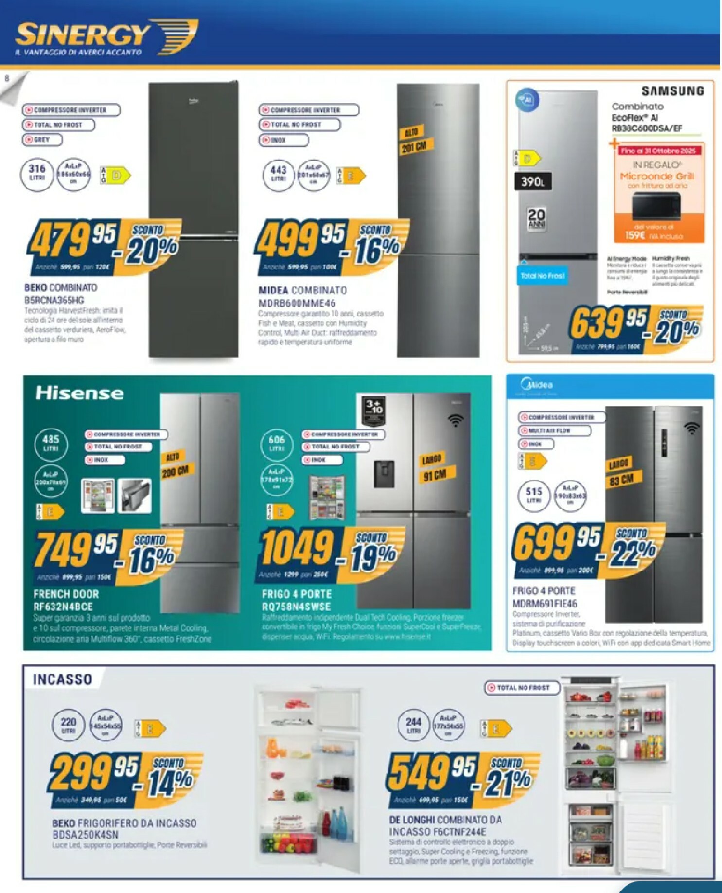 sinergy - Volantino Sinergy valido dal 16/10 al 08/11 - page: 8
