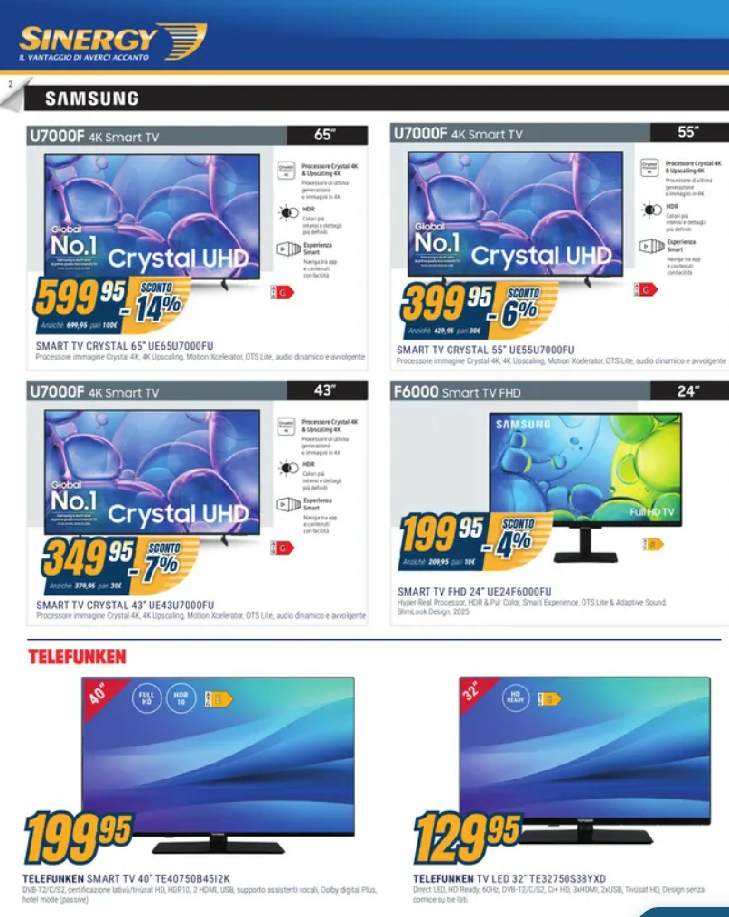 sinergy - Volantino Sinergy valido dal 16/10 al 08/11 - page: 2