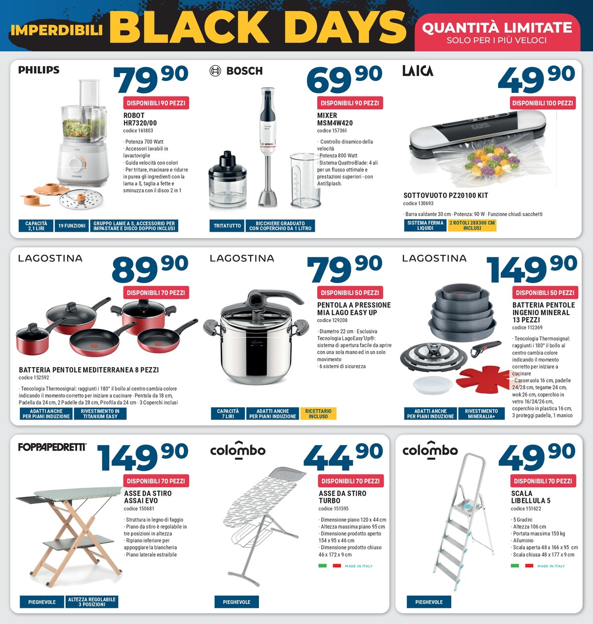 sinergy - Volantino Sinergy - Black Days valido dal 07/11 al 20/11 - page: 9