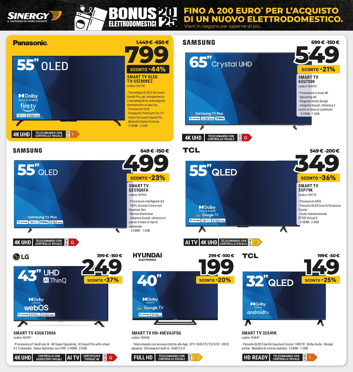 sinergy - Volantino Sinergy - Black Friday valido dal 21/11 al 03/12 - page: 2