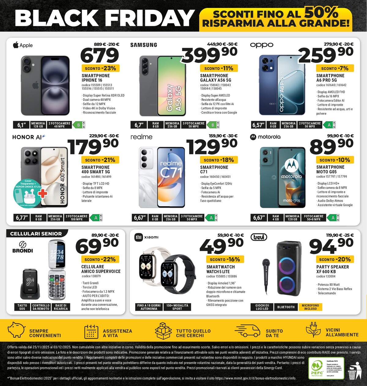 sinergy - Volantino Sinergy - Black Friday valido dal 21/11 al 03/12 - page: 8