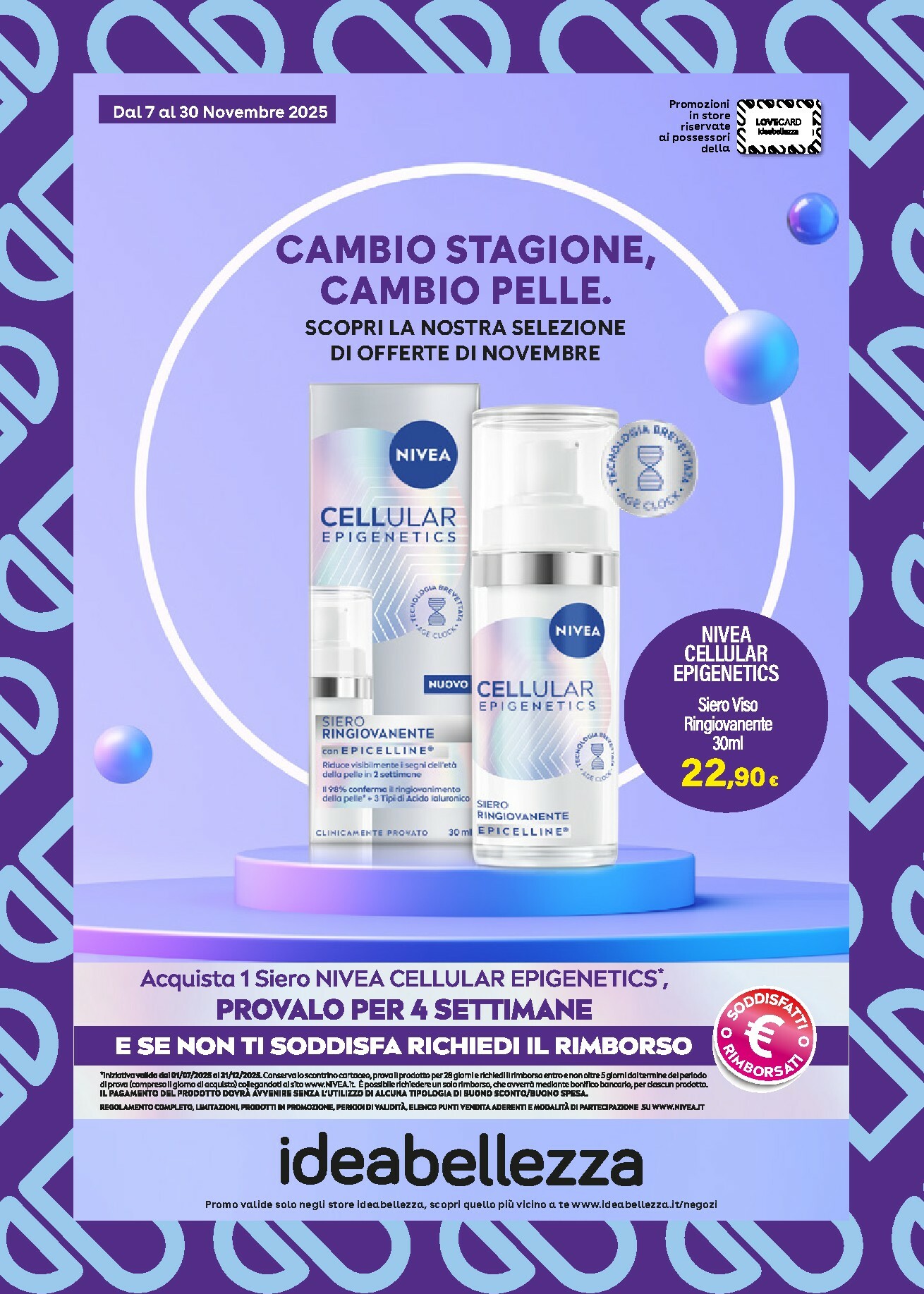 idea-bellezza - Volantino Idea Bellezza valido dal 07/11 al 30/11