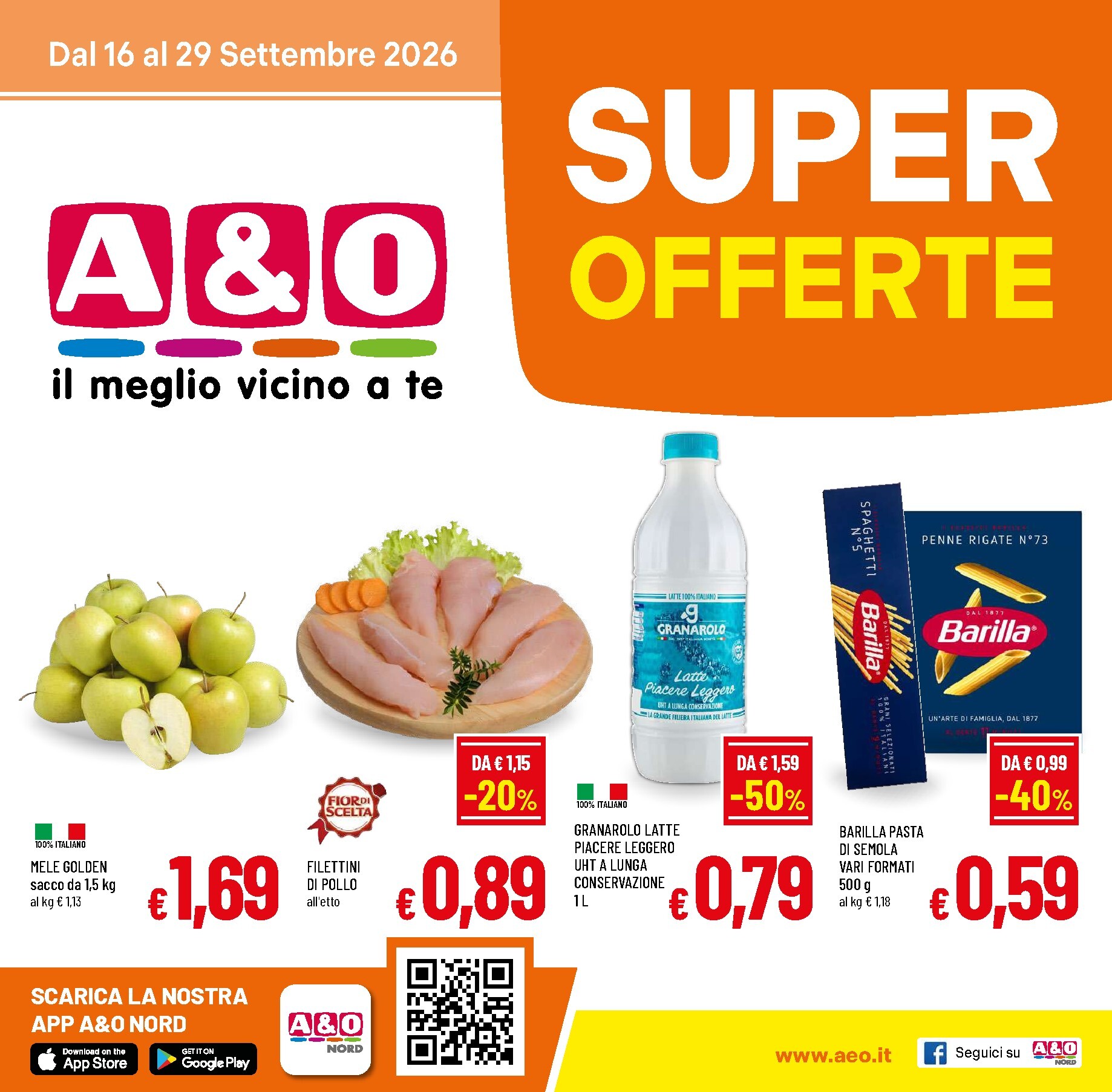 a-o - Volantino futuro A&O valido dal mercoledì 16/09/2026 al martedì 29/09/2026