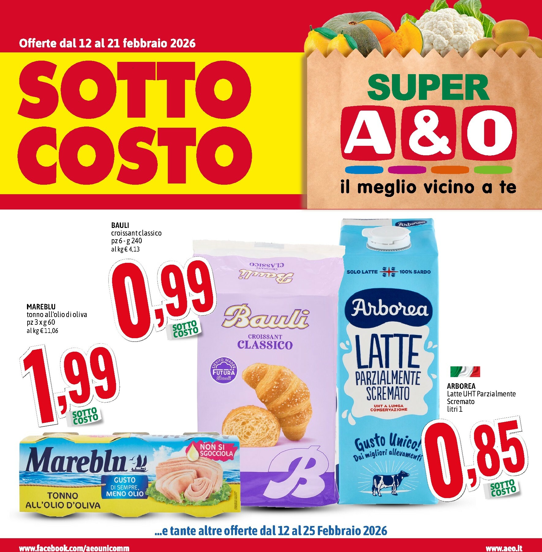 a-o - Volantino A&O valido dal 12/02/2026 al 21/02/2026 - page: 1