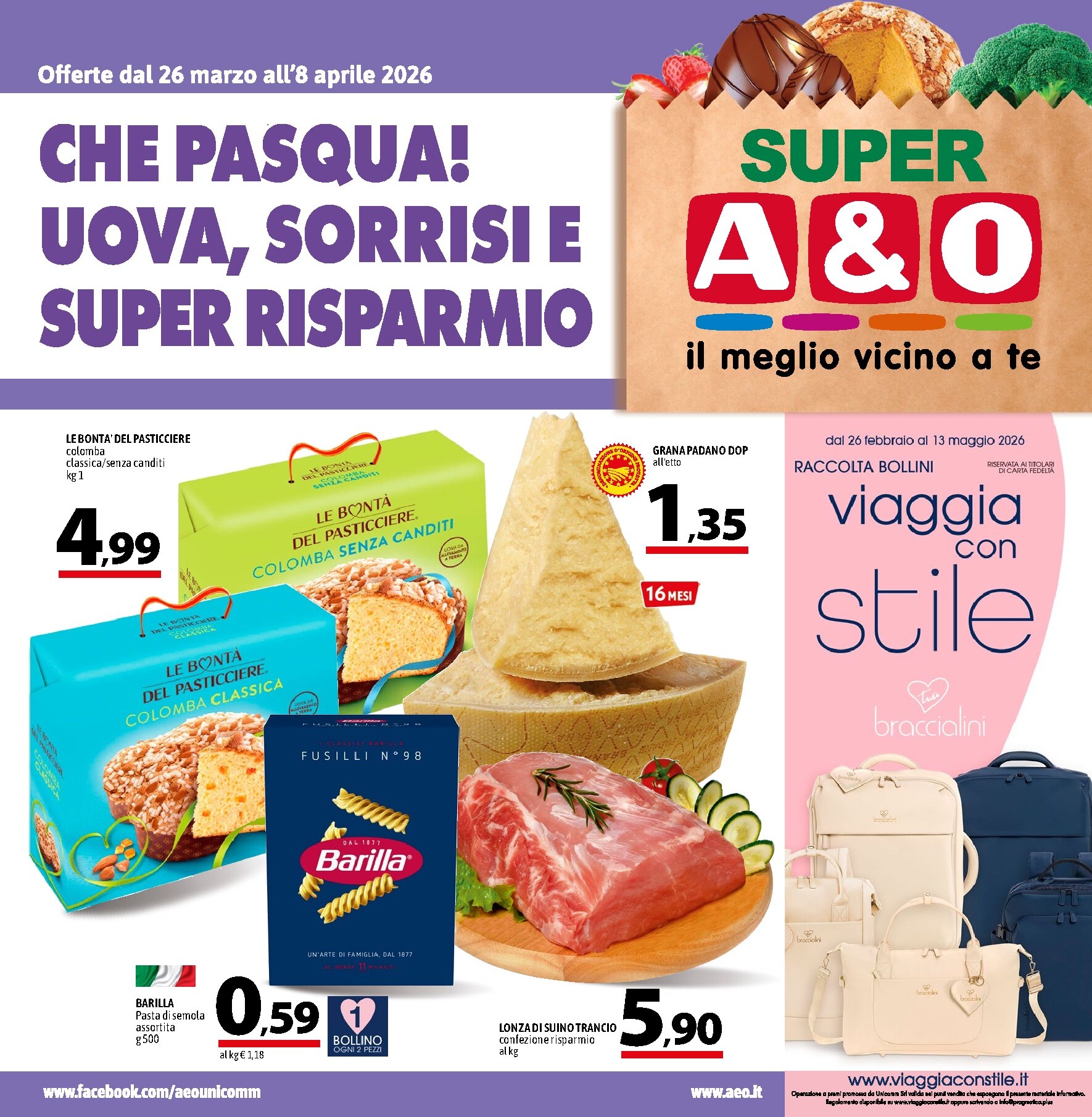 a-o - Volantino A&O valido dal 26/03/2026 al 08/04/2026