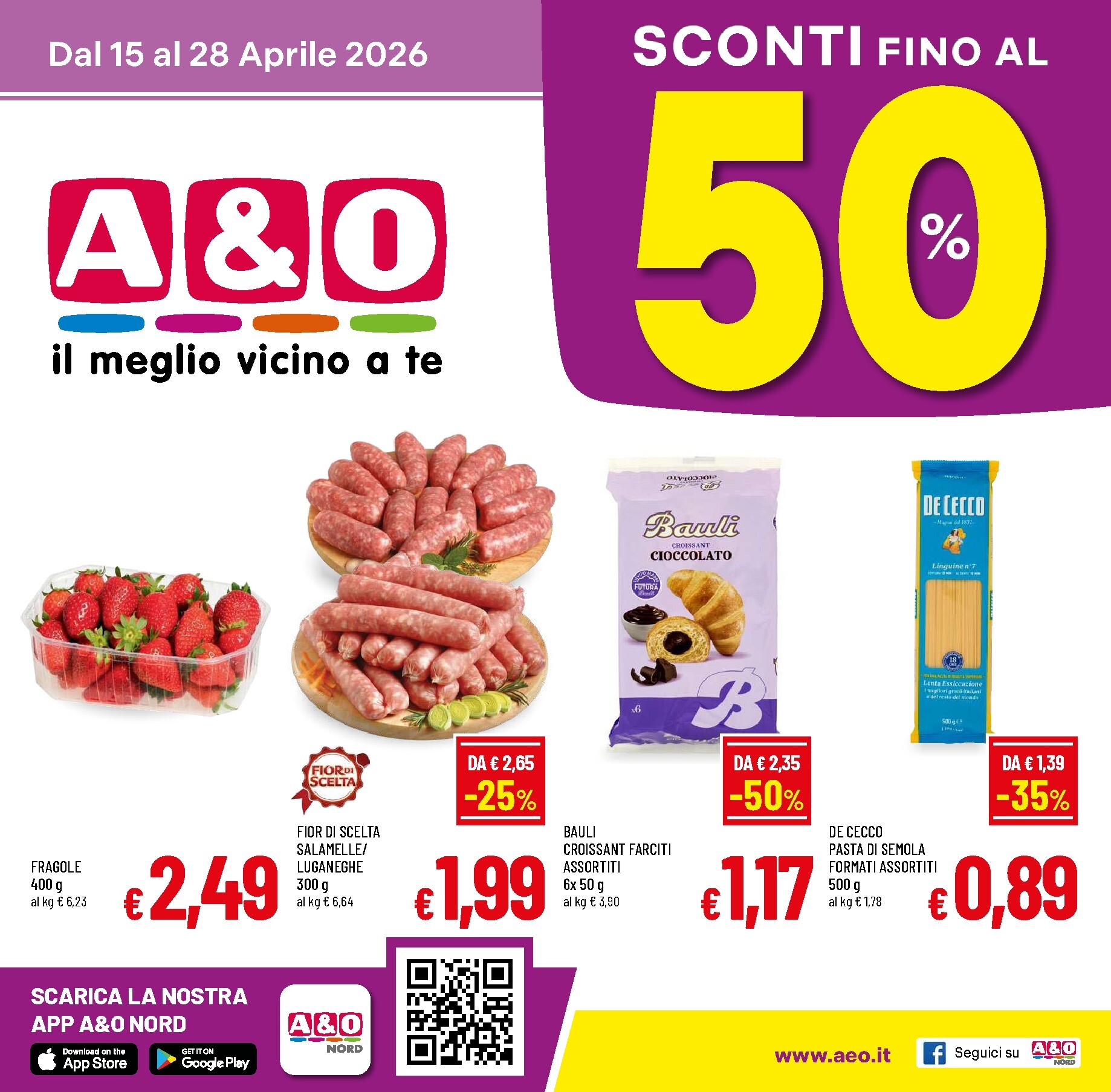 a-o - Volantino attuale di A&O valido dal mercoledì 15/04/2026 al martedì 28/04/2026