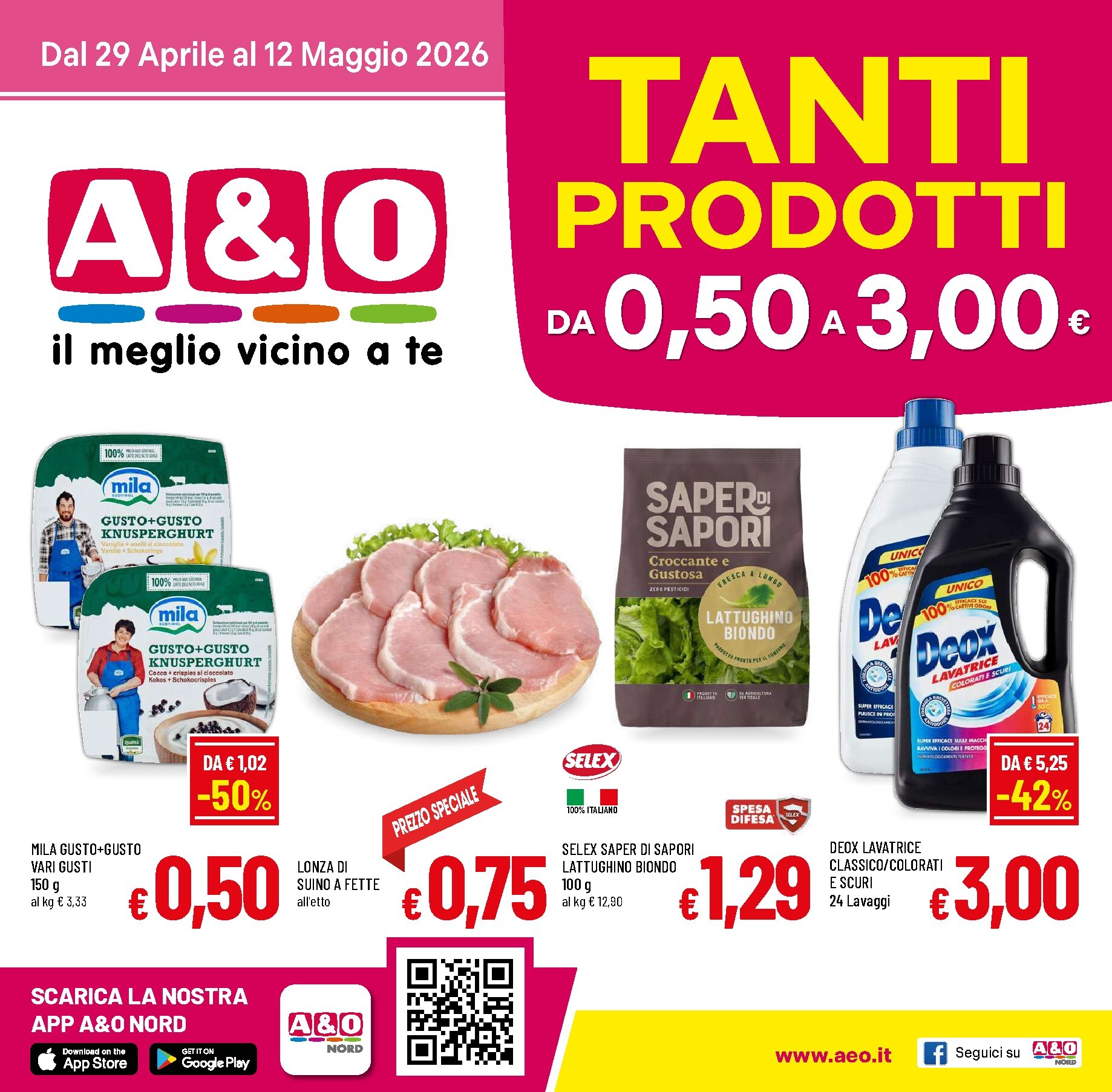 a-o - Volantino futuro A&O valido dal mercoledì 29/04/2026 al martedì 12/05/2026