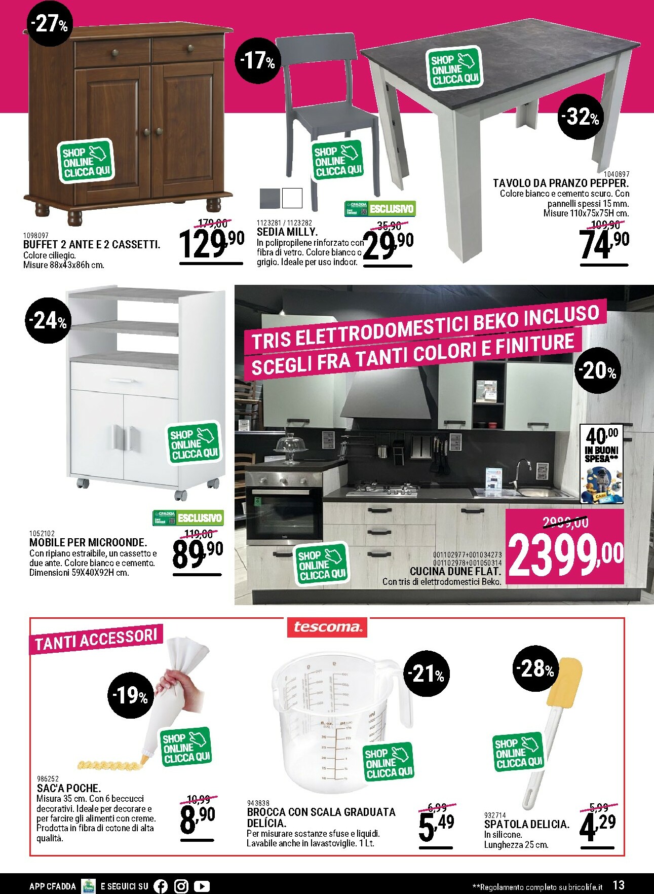 cfadda - Volantino CFADDA valido dal 30/10 al 23/11 - page: 13