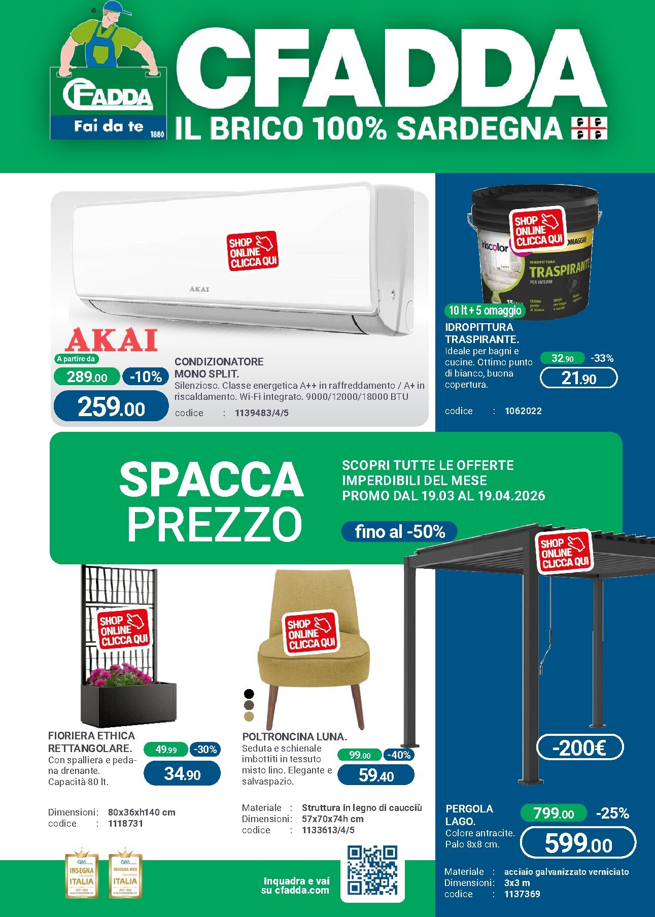 cfadda - Volantino CFADDA valido dal 19/03/2026 al 19/04/2026 - page: 1