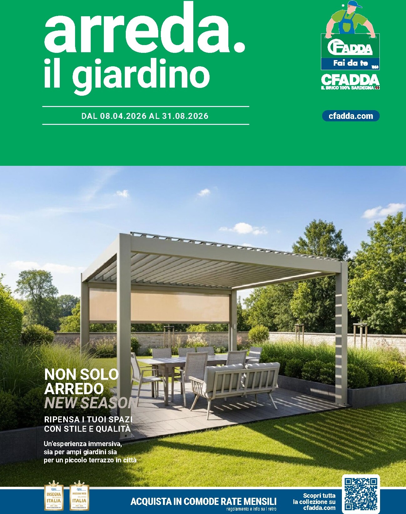 cfadda - Volantino attuale di CFADDA - Giardino valido dal mercoledì 08/04/2026 al lunedì 31/08/2026