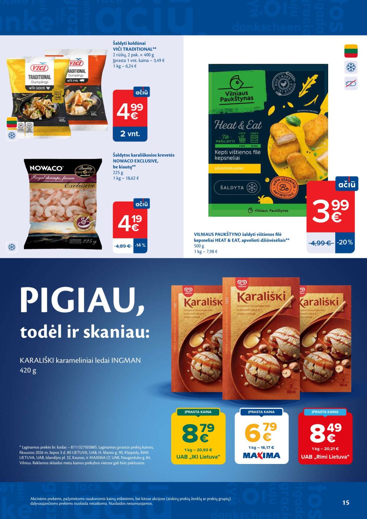 maxima - MAXIMA - Kaininis leidinys Nr.29 (2026 07 14 - 2026 07 20) - page: 8