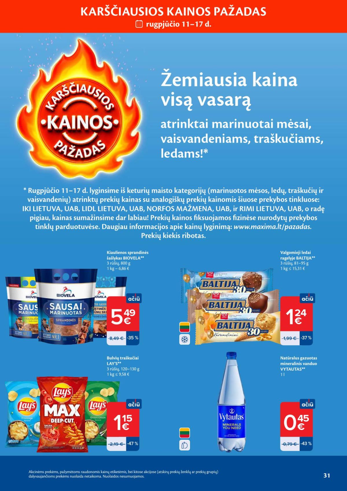 maxima - MAXIMA - Kaininis leidinys Nr.33 (2026 08 11 - 2026 08 17) - page: 16