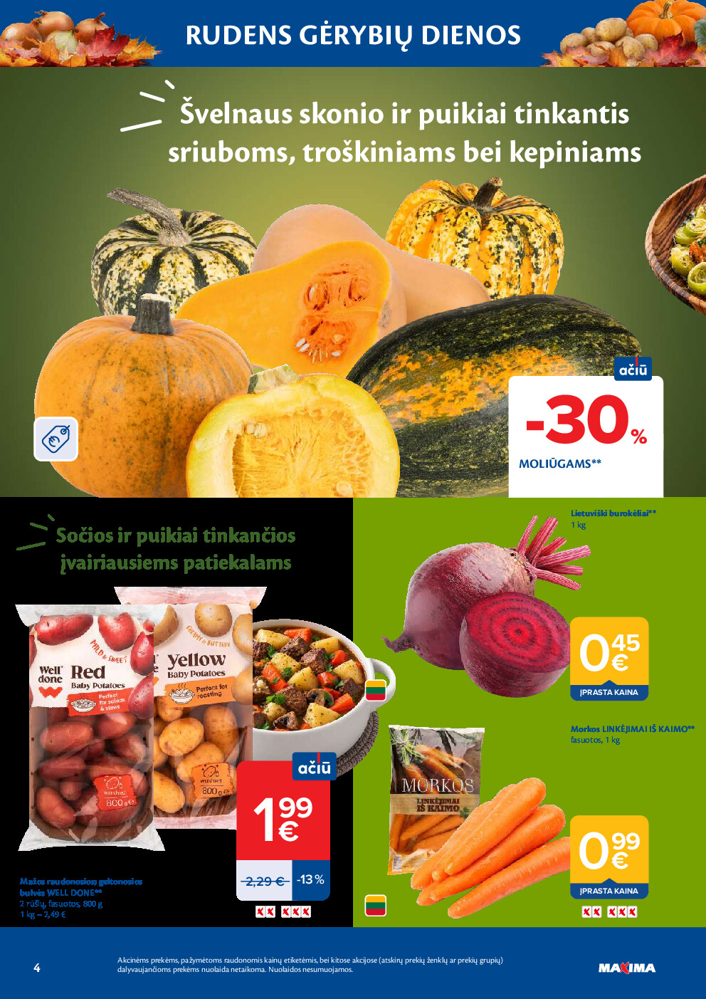 maxima - AČIŪ savaitinis leidinys Nr. 43 (2026-10-20 - 2026-10-26) - page: 4