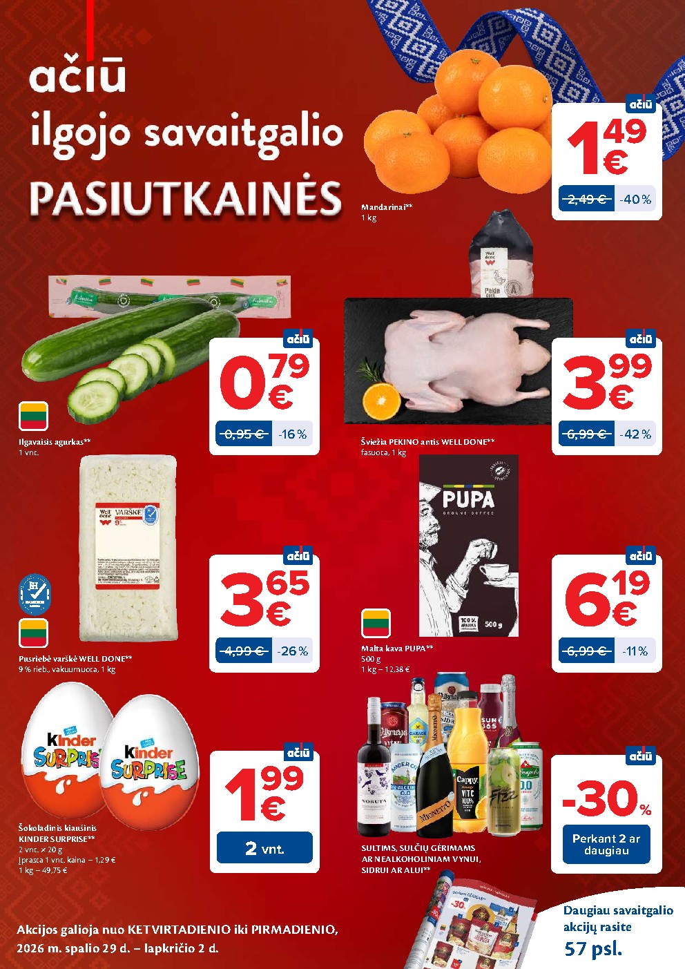maxima - MAXIMA - AČIŪ savaitinis leidinys Nr. 44 (2026-10-27 - 2026-11-02) - page: 58