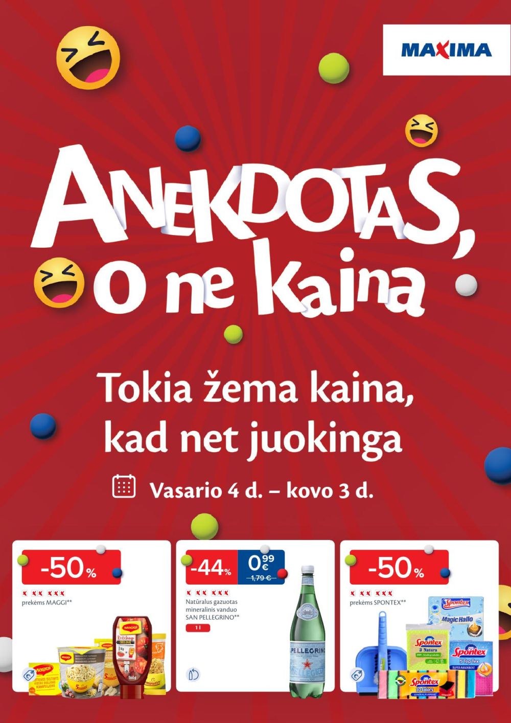 maxima - MAXIMA - Anekdotas, o ne kaina (2025 02 04 - 2025 03 03)