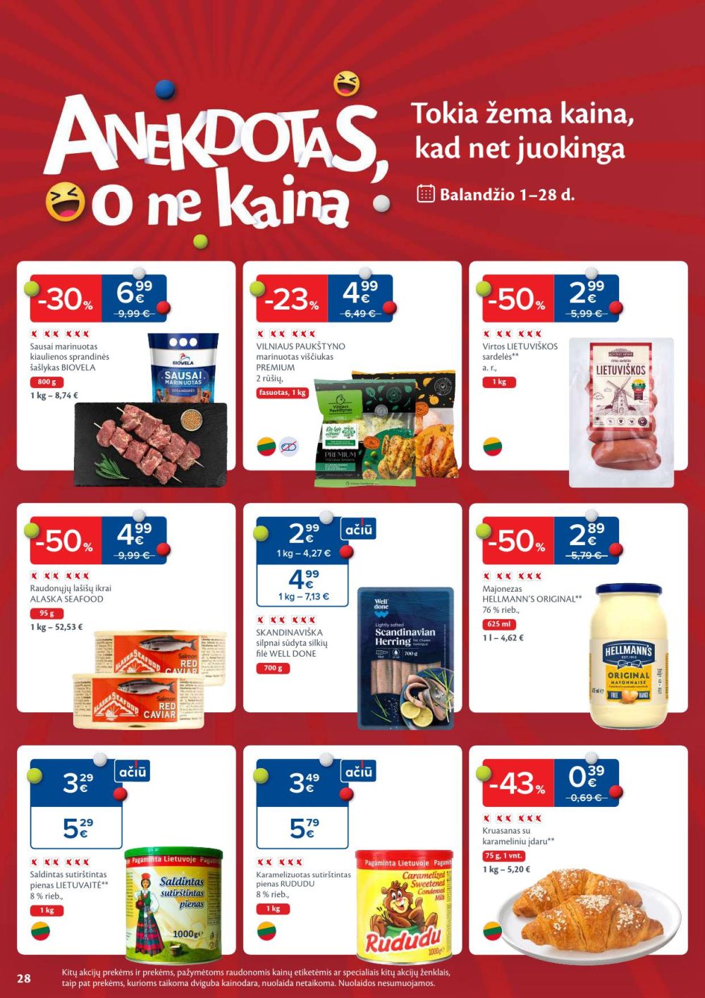 maxima - MAXIMA - Kaininis leidinys Nr.17 (2025 04 22- 2025 04 28) - page: 28 maxima - MAXIMA - Kaininis leidinys Nr.17 (2025 04 22- 2025 04 28) - page: 28