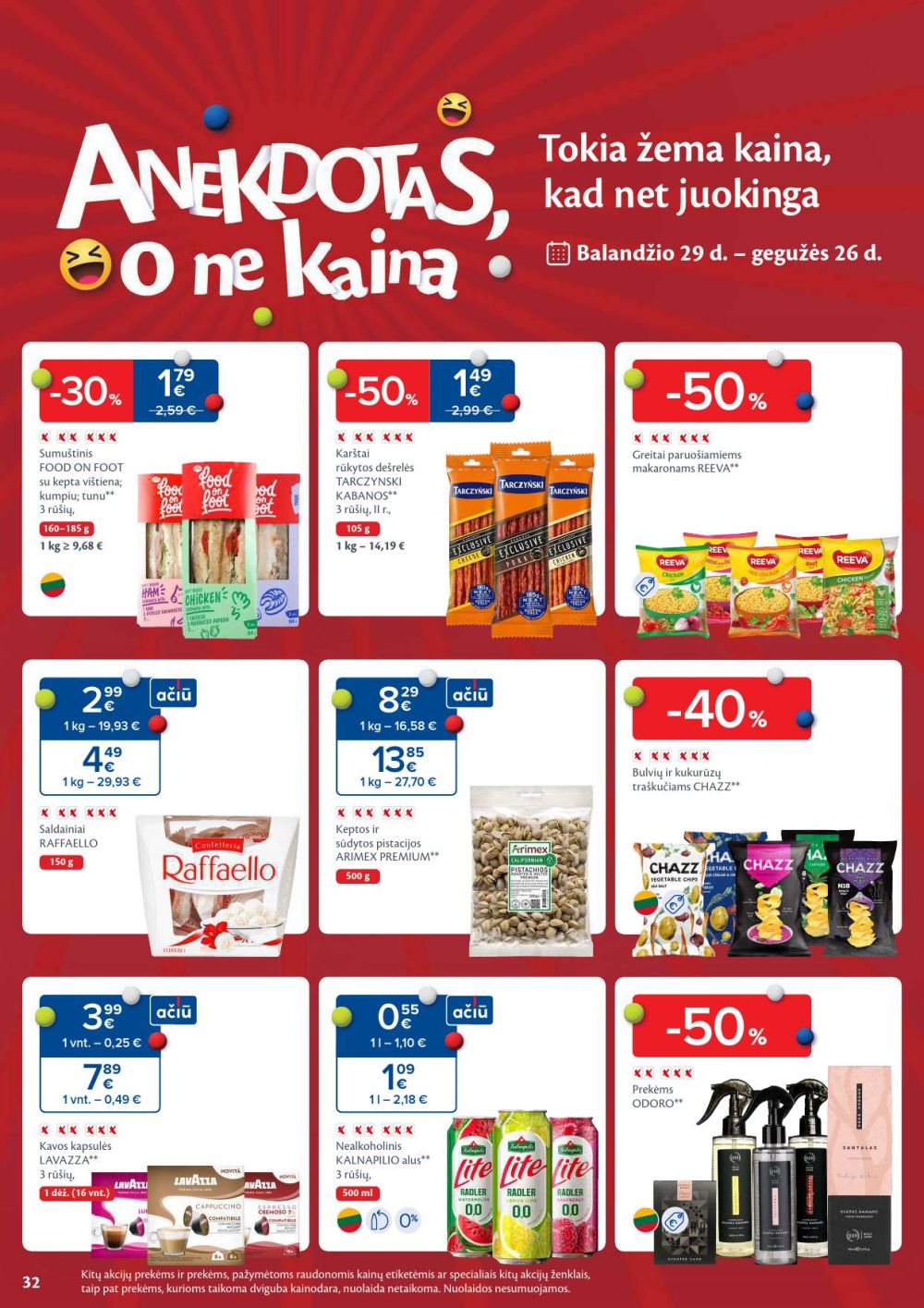 maxima - MAXIMA - Kaininis leidinys Nr.18 (2025 04 29- 2025 05 05) - page: 32 maxima - MAXIMA - Kaininis leidinys Nr.18 (2025 04 29- 2025 05 05) - page: 32