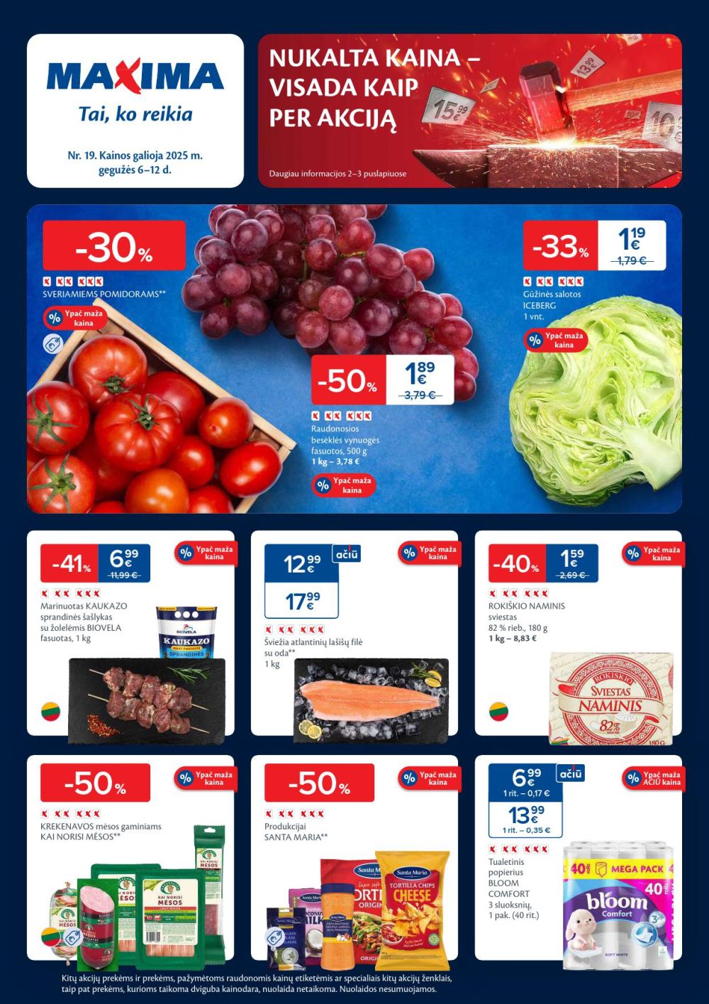 maxima - MAXIMA - Kaininis leidinys Nr.19 (2025 05 06 - 2025 05 12)