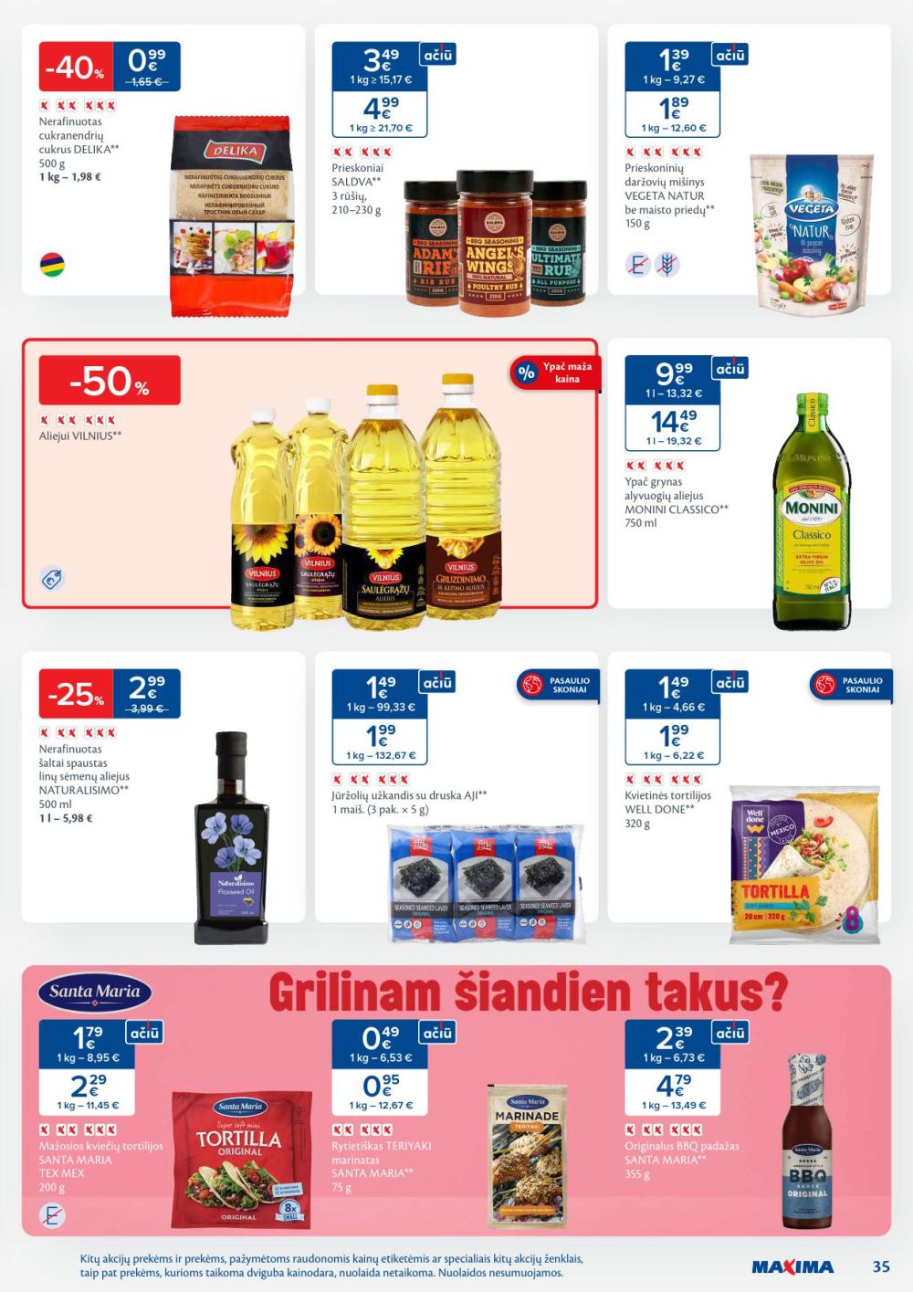 maxima - MAXIMA - Kaininis leidinys Nr.20 (2025 05 13 - 2025 05 19) - page: 35 maxima - MAXIMA - Kaininis leidinys Nr.20 (2025 05 13 - 2025 05 19) - page: 35
