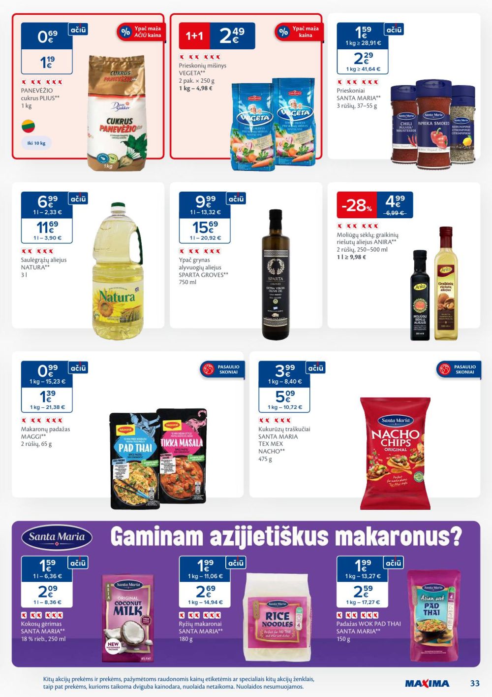 maxima - MAXIMA - Kaininis leidinys Nr.21 (2025 05 20 - 2025 05 26) - page: 33 maxima - MAXIMA - Kaininis leidinys Nr.21 (2025 05 20 - 2025 05 26) - page: 33