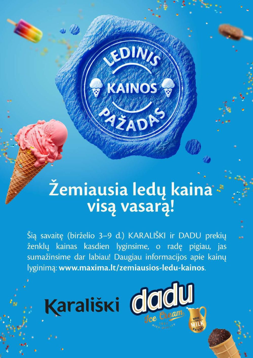maxima - MAXIMA - Kaininis leidinys Nr.23 (2025 06 03 - 2025 06 09) - page: 4