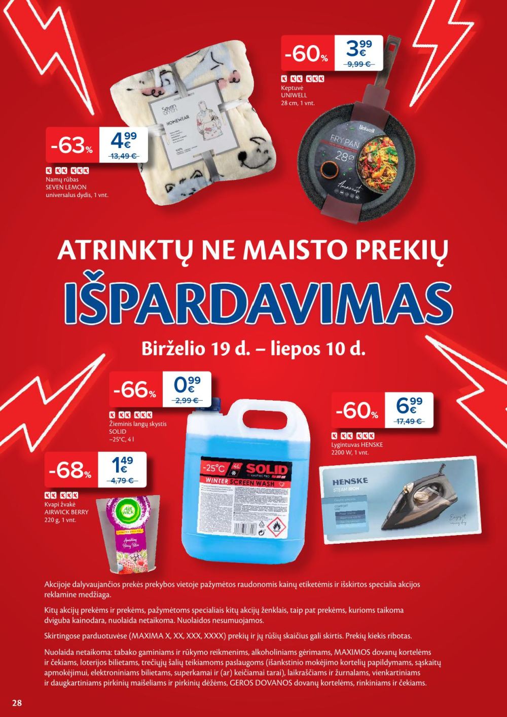 maxima - MAXIMA - Kaininis leidinys Nr.25 (2025 06 17 - 2025 06 23) - page: 28 maxima - MAXIMA - Kaininis leidinys Nr.25 (2025 06 17 - 2025 06 23) - page: 28