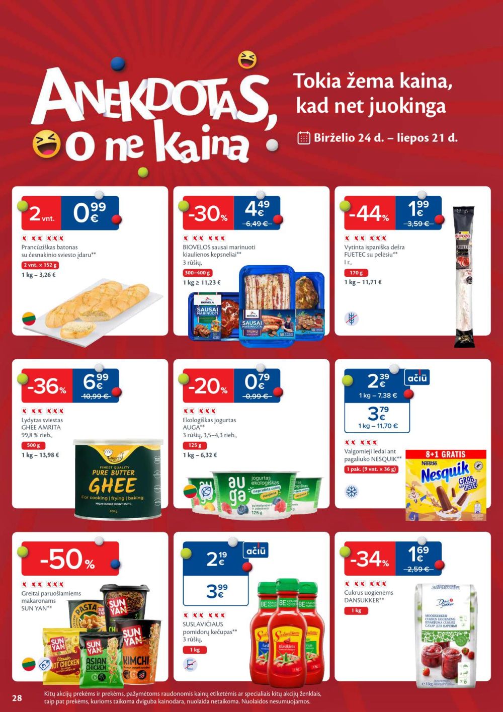 maxima - MAXIMA - Kaininis leidinys Nr.27 (2025 07 01 - 2025 07 07) - page: 28 maxima - MAXIMA - Kaininis leidinys Nr.27 (2025 07 01 - 2025 07 07) - page: 28
