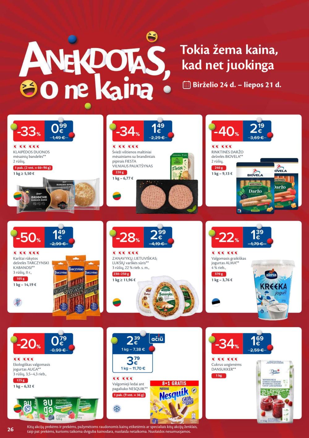 maxima - MAXIMA - Kaininis leidinys Nr.28 (2025 07 08 - 2025 07 14) - page: 26 maxima - MAXIMA - Kaininis leidinys Nr.28 (2025 07 08 - 2025 07 14) - page: 26