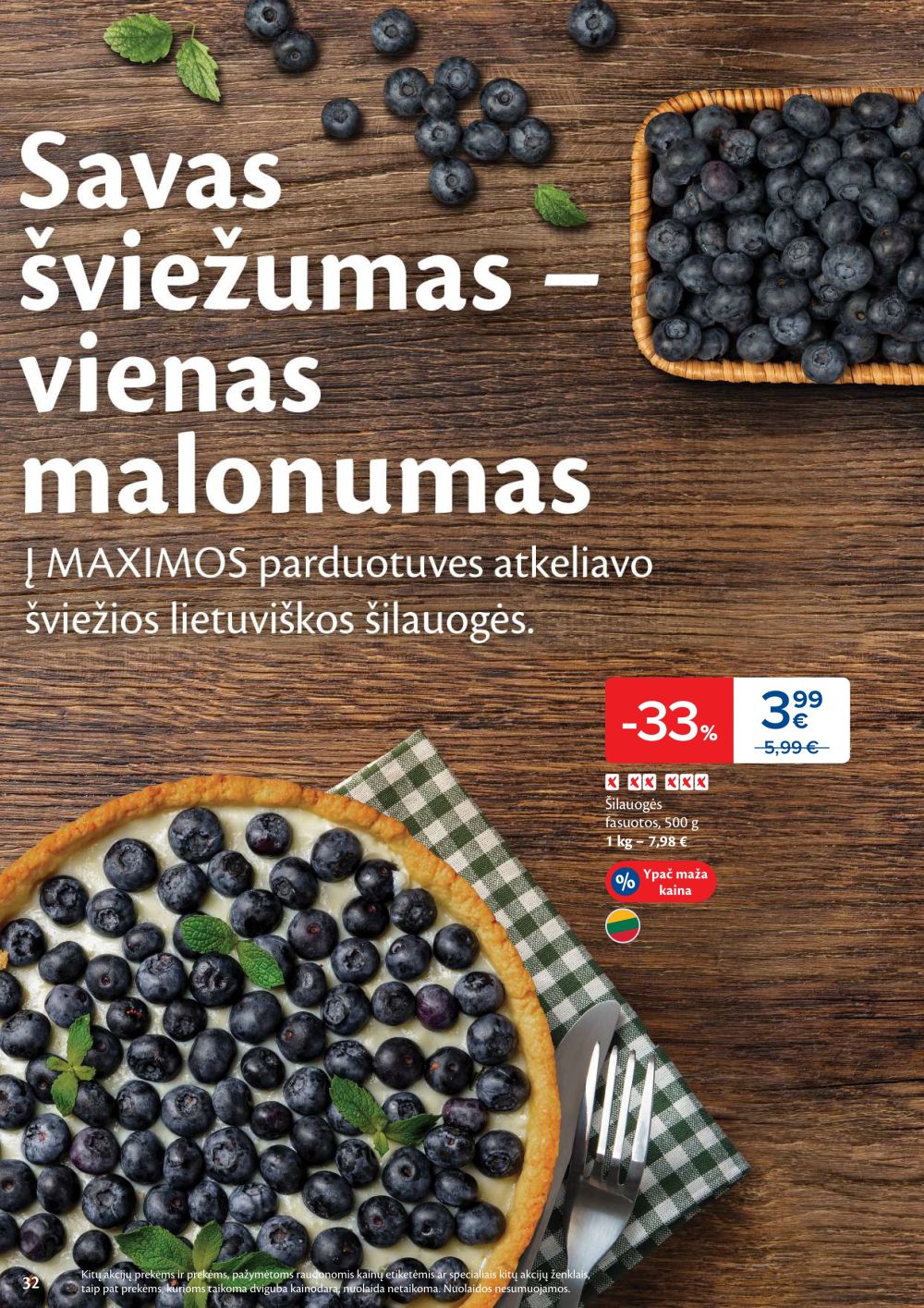 maxima - MAXIMA - Kaininis leidinys Nr.32 (2025 08 05 - 2025 08 11) - page: 32