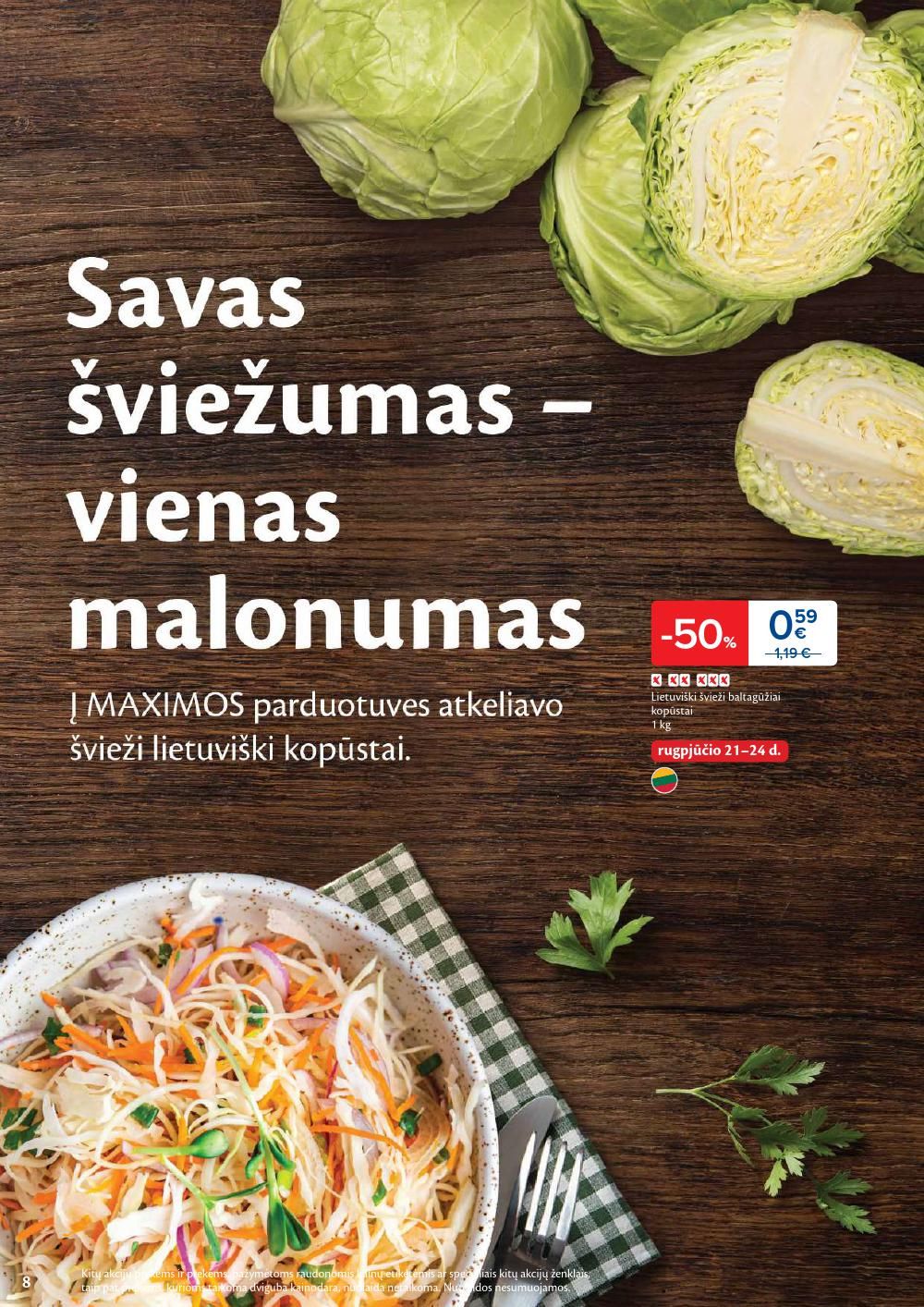 maxima - MAXIMA - Kaininis leidinys Nr.34 (2025 08 19 - 2025 08 25) - page: 8 maxima - MAXIMA - Kaininis leidinys Nr.34 (2025 08 19 - 2025 08 25) - page: 8
