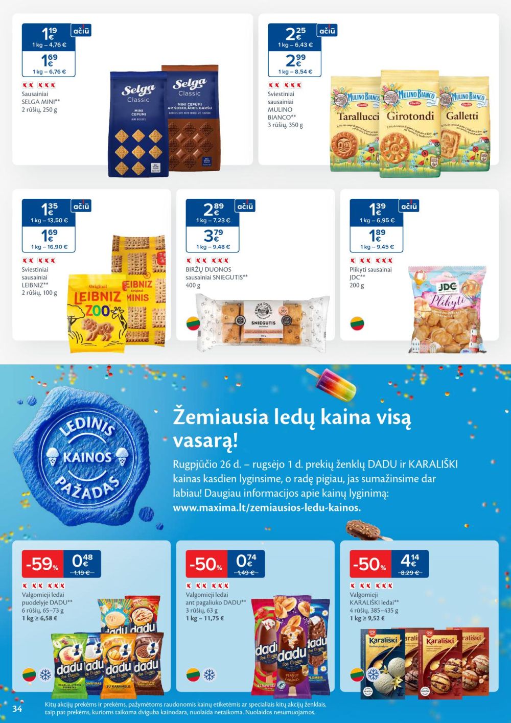 maxima - MAXIMA - Kaininis leidinys Nr.35 (2025 08 26 - 2025 09 01) - page: 34 maxima - MAXIMA - Kaininis leidinys Nr.35 (2025 08 26 - 2025 09 01) - page: 34