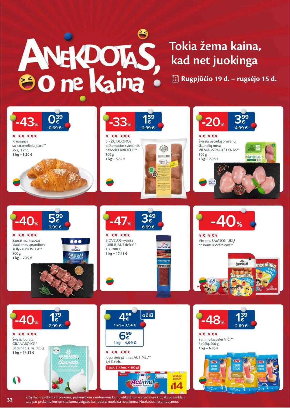 maxima - MAXIMA - Kaininis leidinys Nr.36 (2025 09 02 - 2025 09 08) - page: 32 maxima - MAXIMA - Kaininis leidinys Nr.36 (2025 09 02 - 2025 09 08) - page: 32