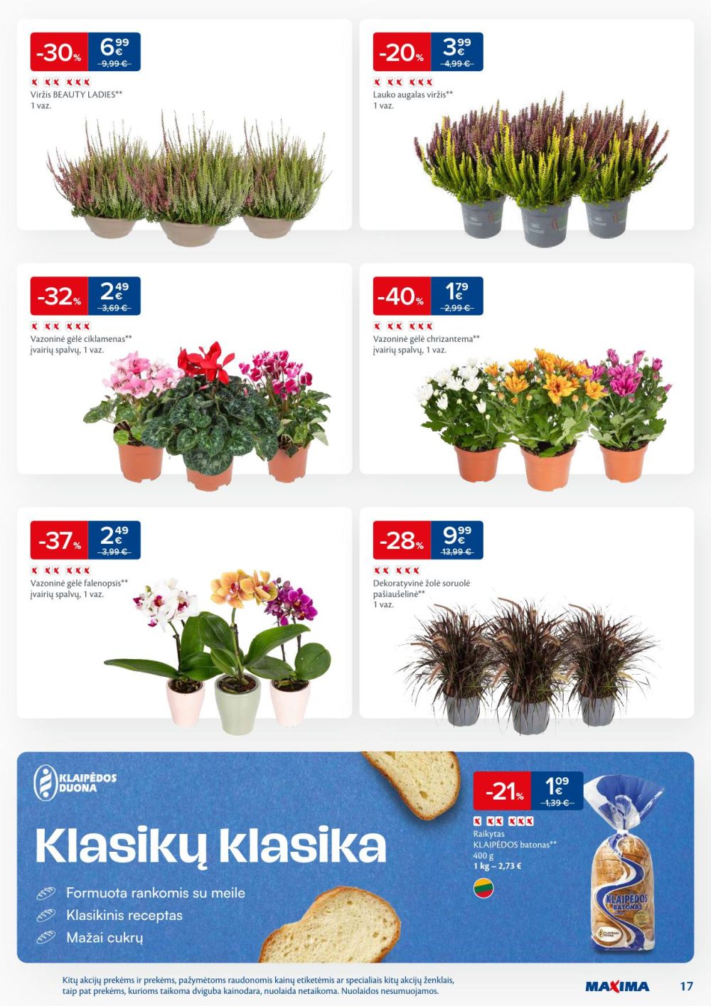 maxima - MAXIMA - Kaininis leidinys Nr.38 (2025 09 16 - 2025 09 22) - page: 17