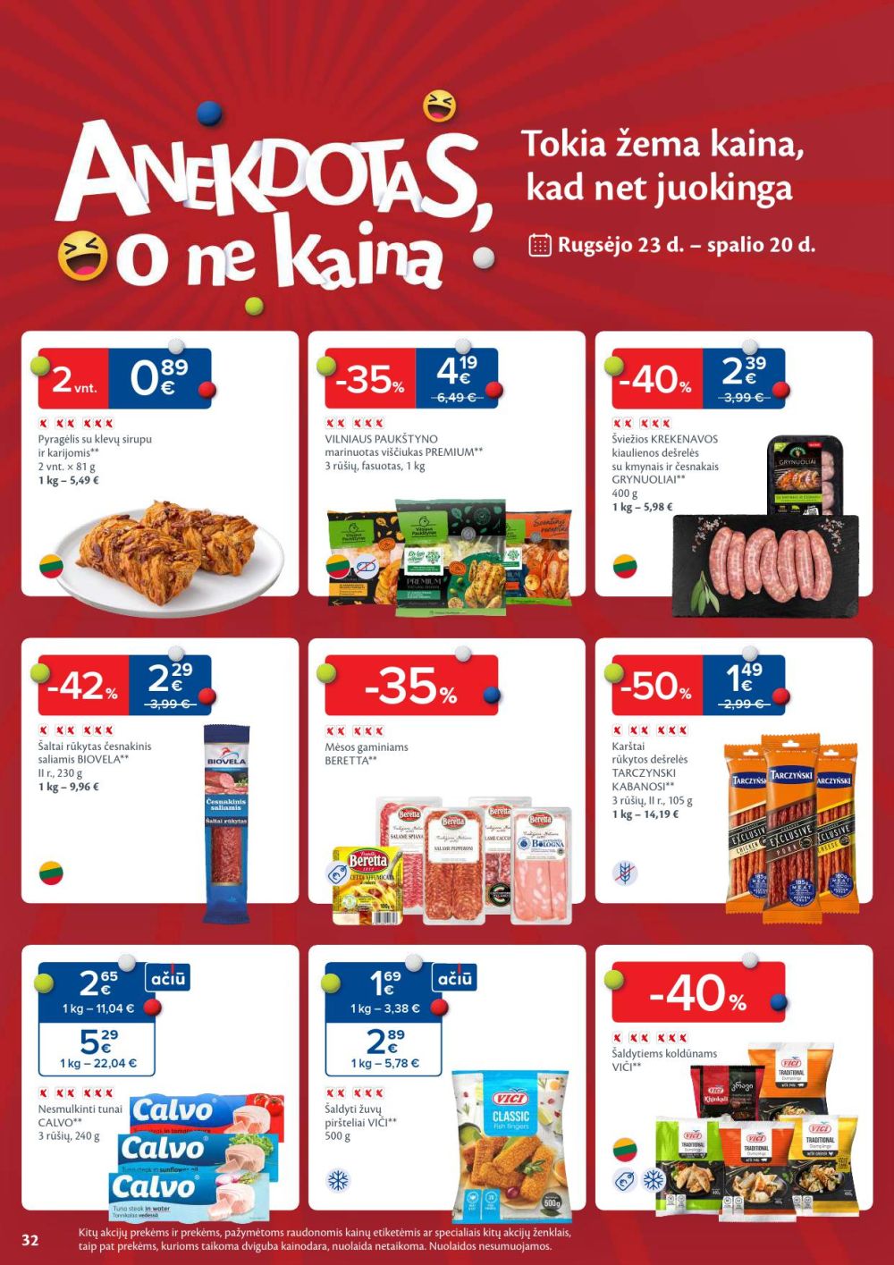maxima - MAXIMA - Kaininis leidinys Nr.42 (2025 10 14 - 2025 10 20) - page: 32 maxima - MAXIMA - Kaininis leidinys Nr.42 (2025 10 14 - 2025 10 20) - page: 32