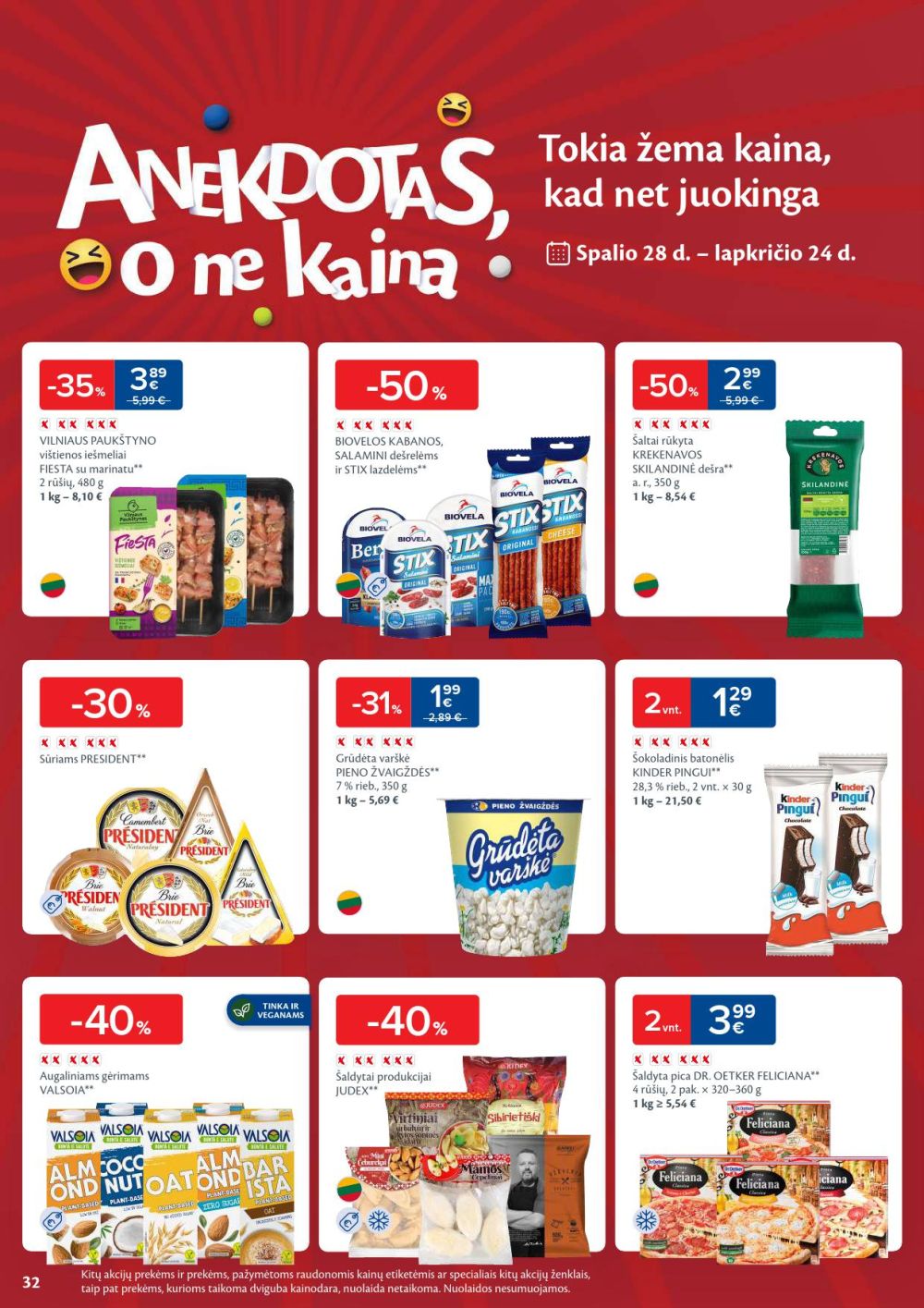maxima - MAXIMA - Kaininis leidinys Nr.44 (2025 10 28 - 2025 11 03) - page: 32 maxima - MAXIMA - Kaininis leidinys Nr.44 (2025 10 28 - 2025 11 03) - page: 32
