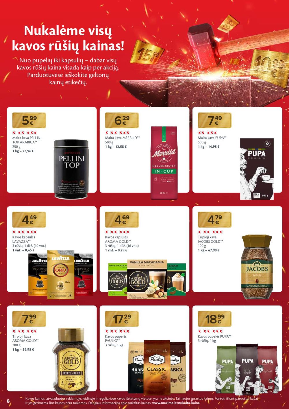 maxima - MAXIMA - Kaininis leidinys Nr.45 (2025 11 04 - 2025 11 10) - page: 8