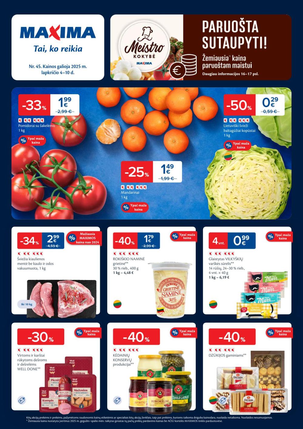 maxima - MAXIMA - Kaininis leidinys Nr.45 (2025 11 04 - 2025 11 10)