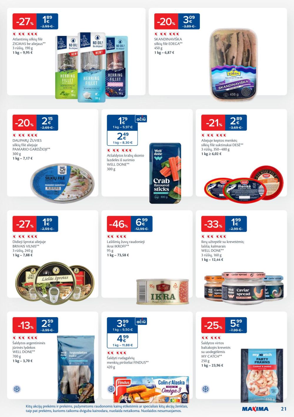 maxima - MAXIMA - Kaininis leidinys Nr.45 (2025 11 04 - 2025 11 10) - page: 21