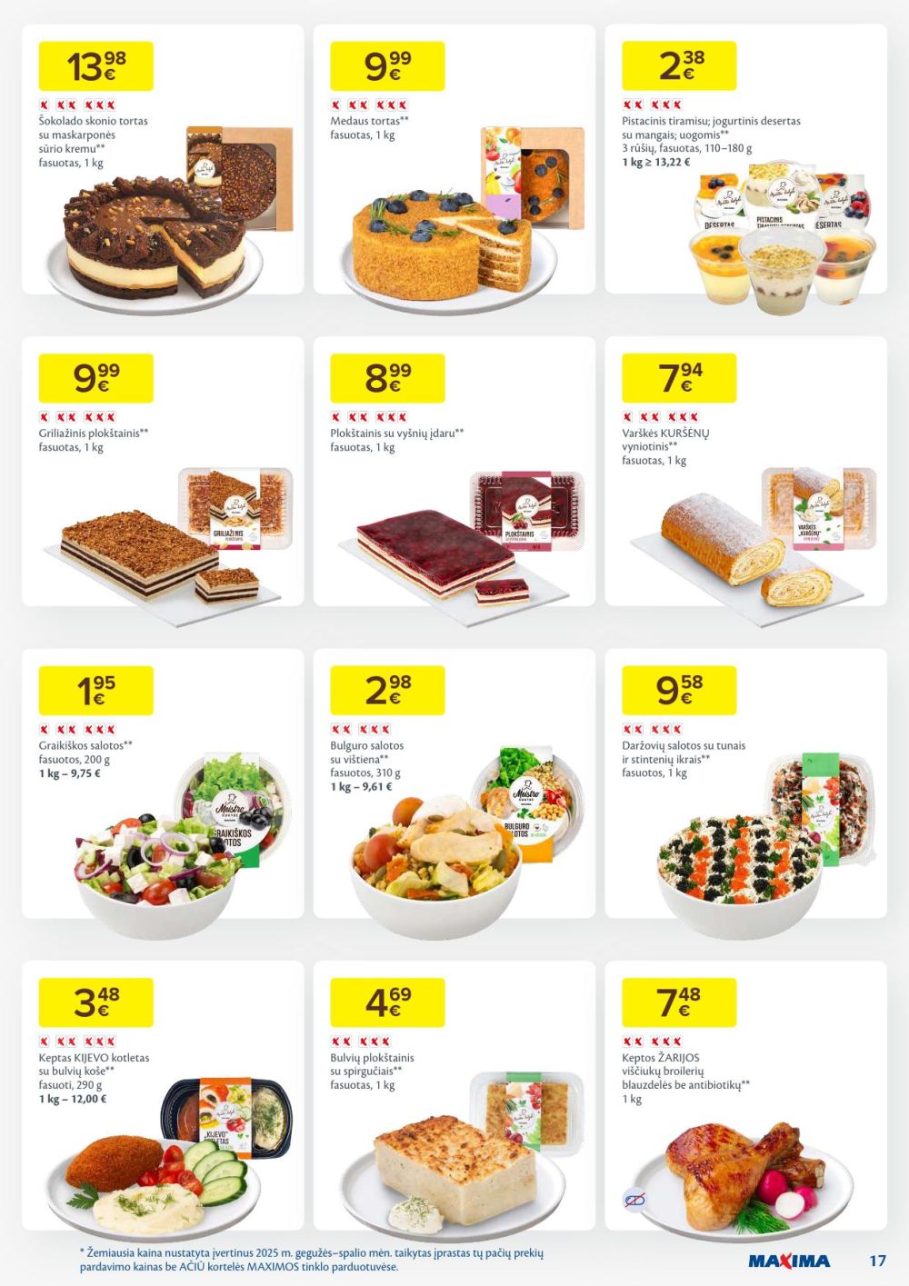 maxima - MAXIMA - Kaininis leidinys Nr.45 (2025 11 04 - 2025 11 10) - page: 17