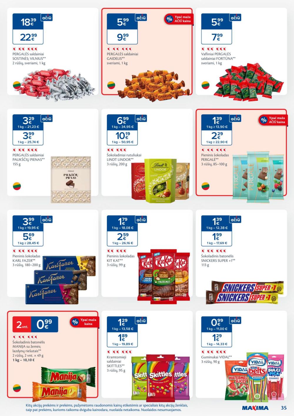 maxima - MAXIMA - Kaininis leidinys Nr.45 (2025 11 04 - 2025 11 10) - page: 35