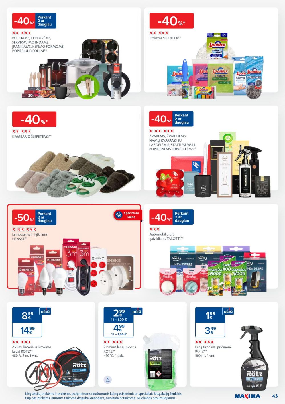 maxima - MAXIMA - Kaininis leidinys Nr.45 (2025 11 04 - 2025 11 10) - page: 43